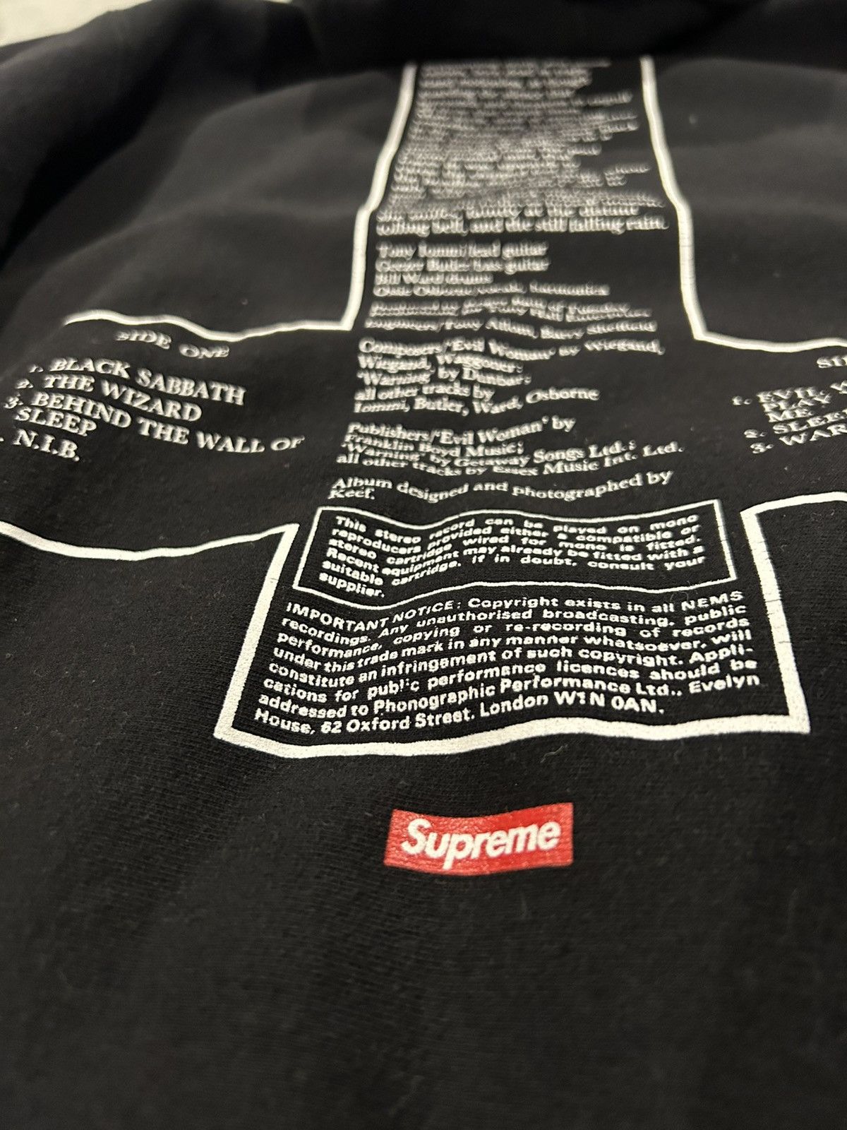 Supreme Supreme Black Sabbath Hooded Sweatshirt Size US L / EU 52-54 / 3 - 5 Thumbnail