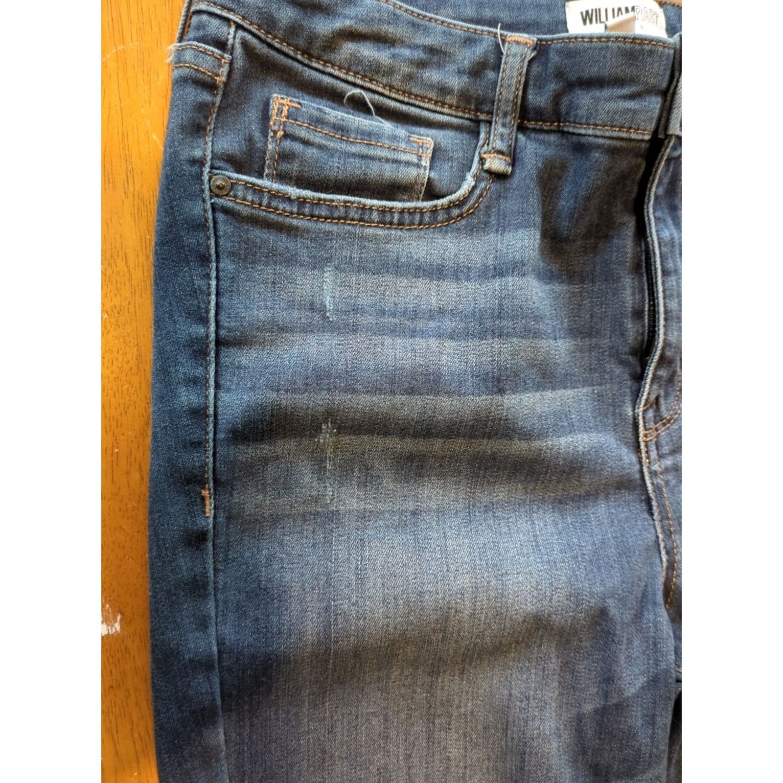 Vintage William Rast Denim Blue Jeans Size 29 Women’s High Rise Regular Pull on Jeans Womens Blue 29 William Rast Jeans 90s? Size 29" - 3 Thumbnail