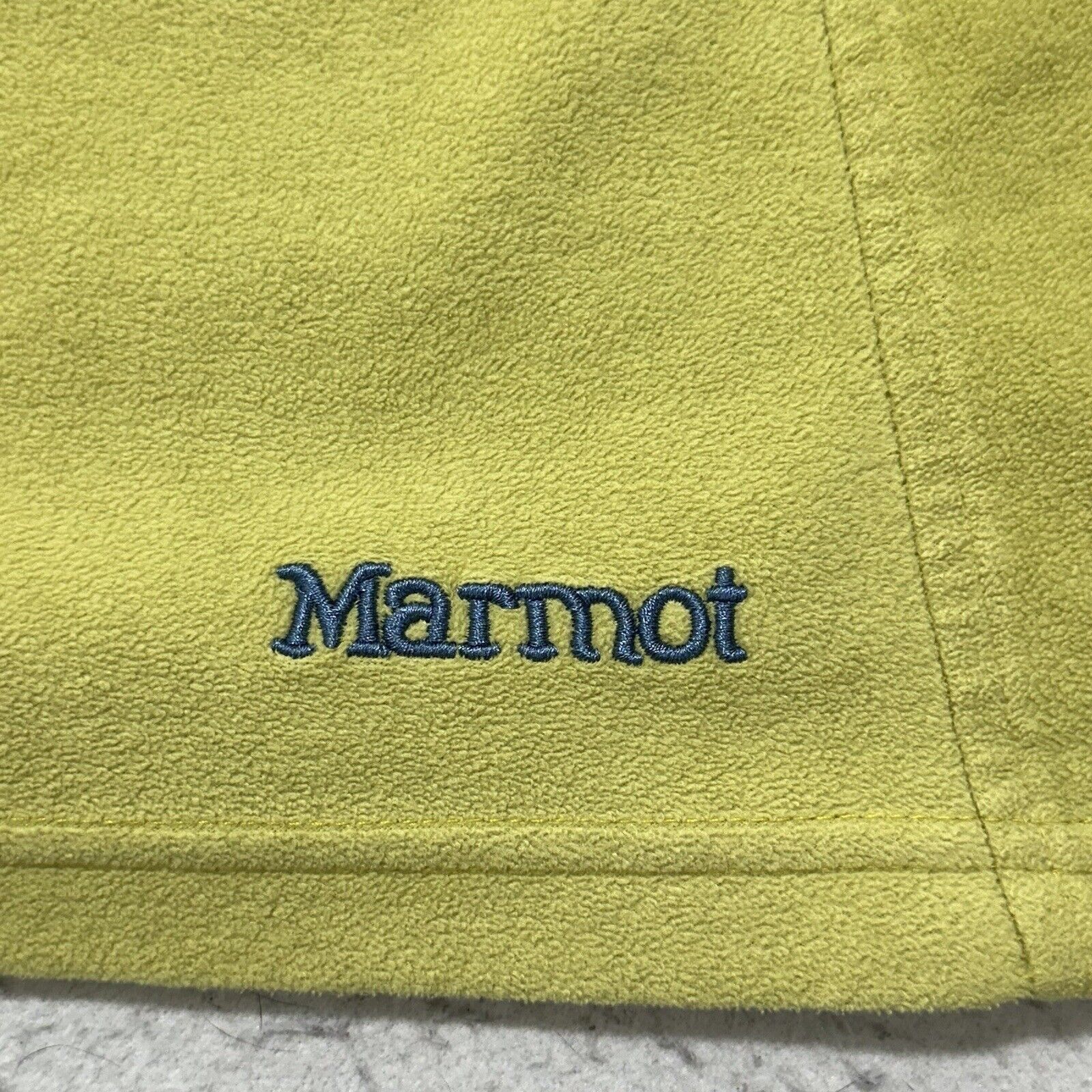Marmot Marmot Large Yellow Green Sweatshirt 1/2 Zip Fleece Pullover Size L / US 10 / IT 46 - 8 Thumbnail