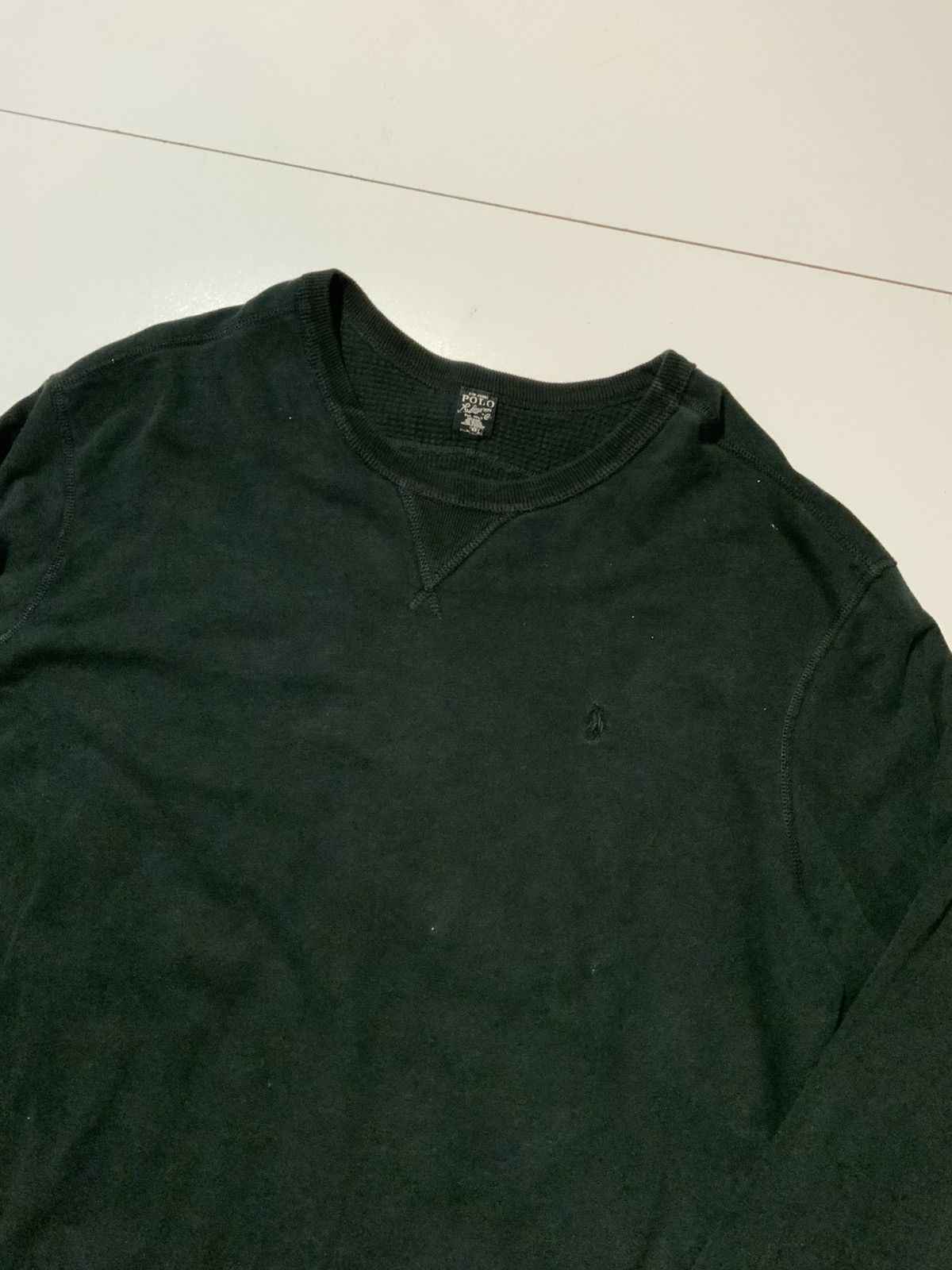 Polo Ralph Lauren Polo Ralph Lauren Reversible Waffle Knit Thermal Sweatshirt Size US XXL / EU 58 / 5 - 5 Thumbnail