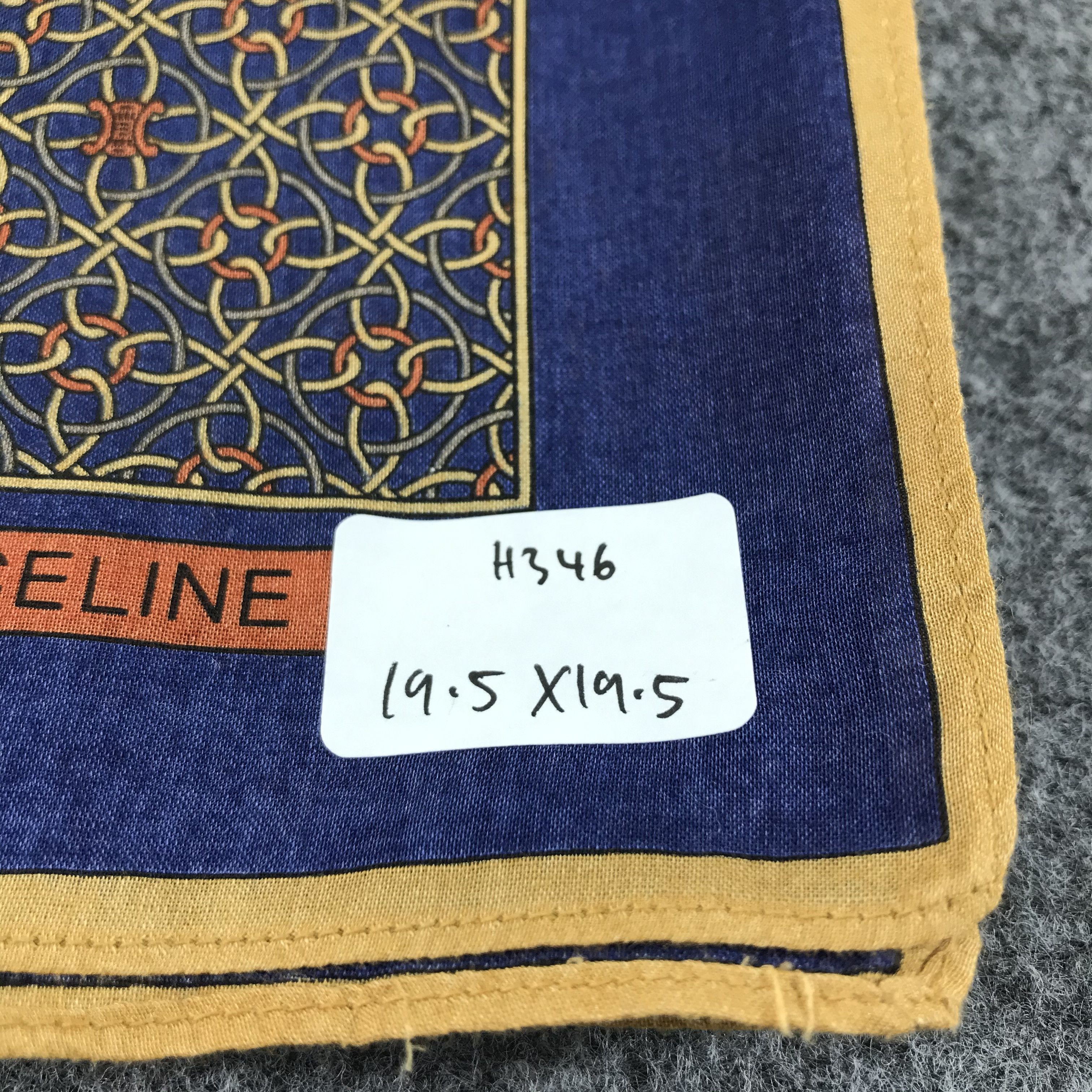 Celine Celine Handkerchief Neckerchief Bandana H346 Size ONE SIZE - 7 Thumbnail