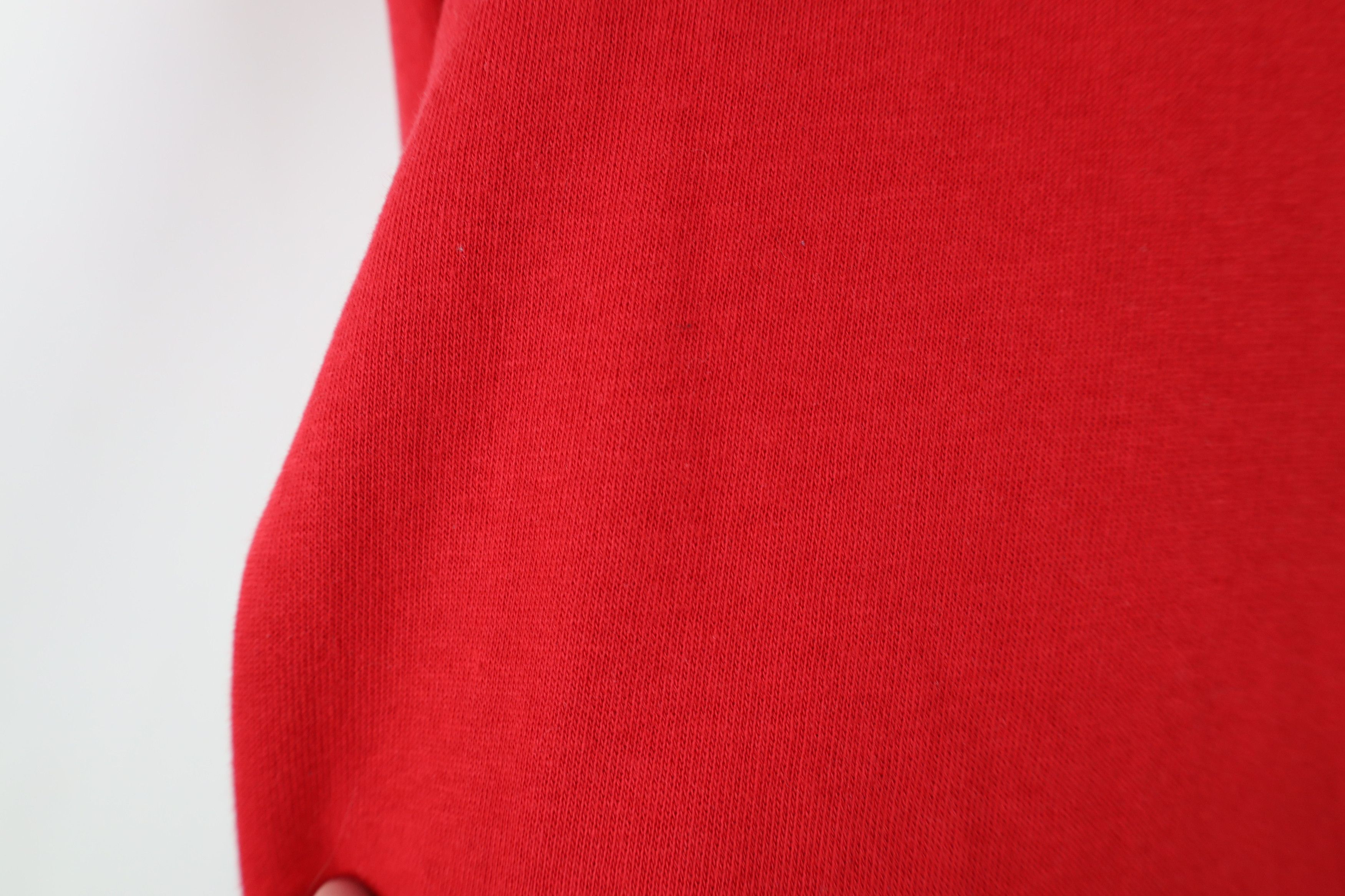 Vintage Vintage 90s Spalding Basketball Spell Hoodie Sweatshirt Red Size US L / EU 52-54 / 3 - 9 Thumbnail