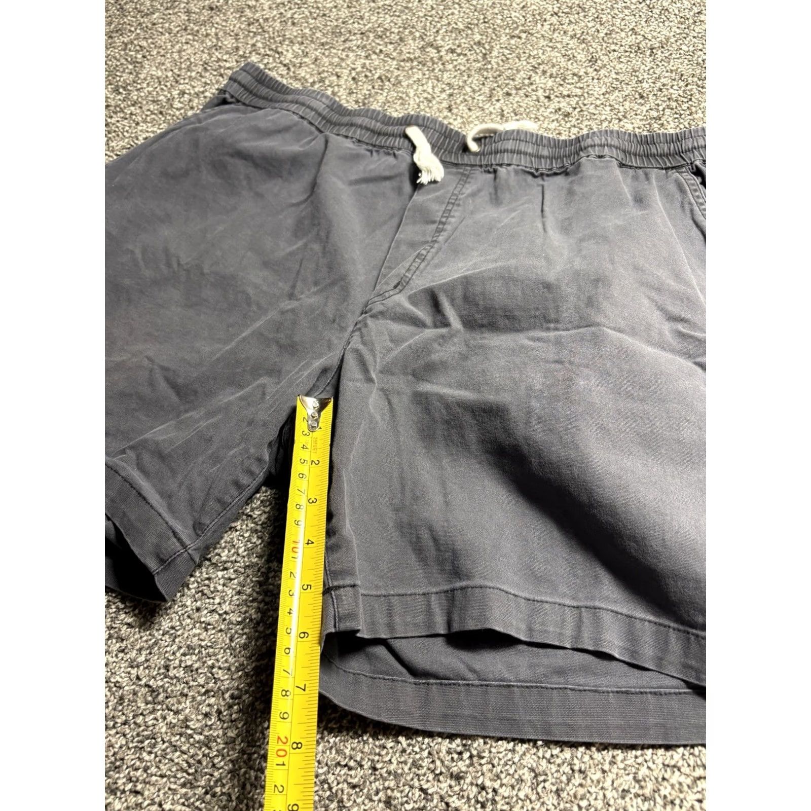 Marine Layer Marine Layer Chino Shorts Mens 2XL Beach Blue Canvas 6" Casual Practical Slat Pocket Logo Size US 39 - 5 Thumbnail