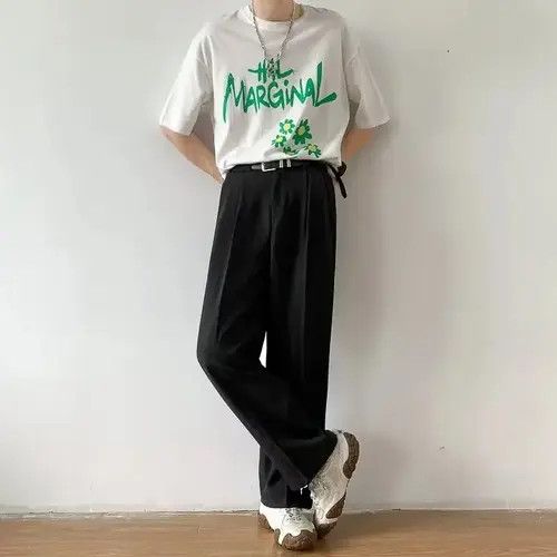 Japanese Brand Ishihara x Kida Black Baggy Straight Leg Pants Size US 30 / EU 46 - 7 Thumbnail