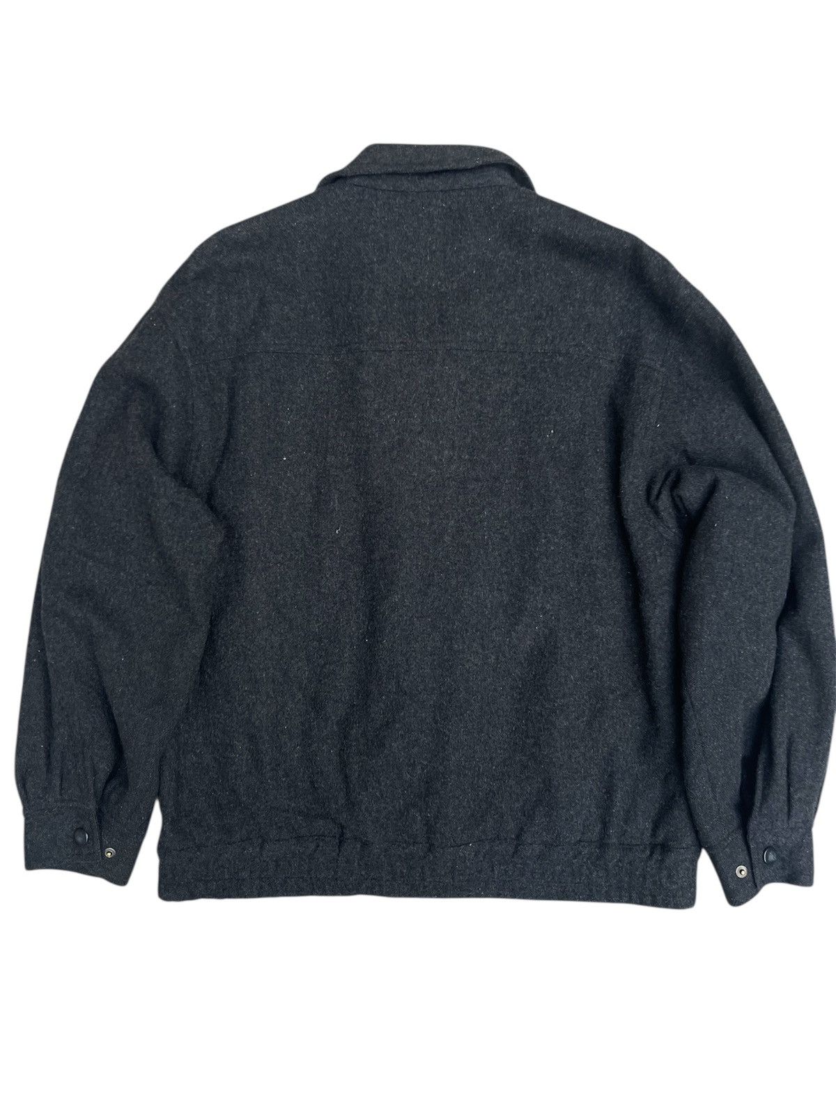 Issey Miyake Gulk Club Wool Zip Jacket Miyake-Inspired Form Snap Hem Size US M / EU 48-50 / 2 - 2 Thumbnail