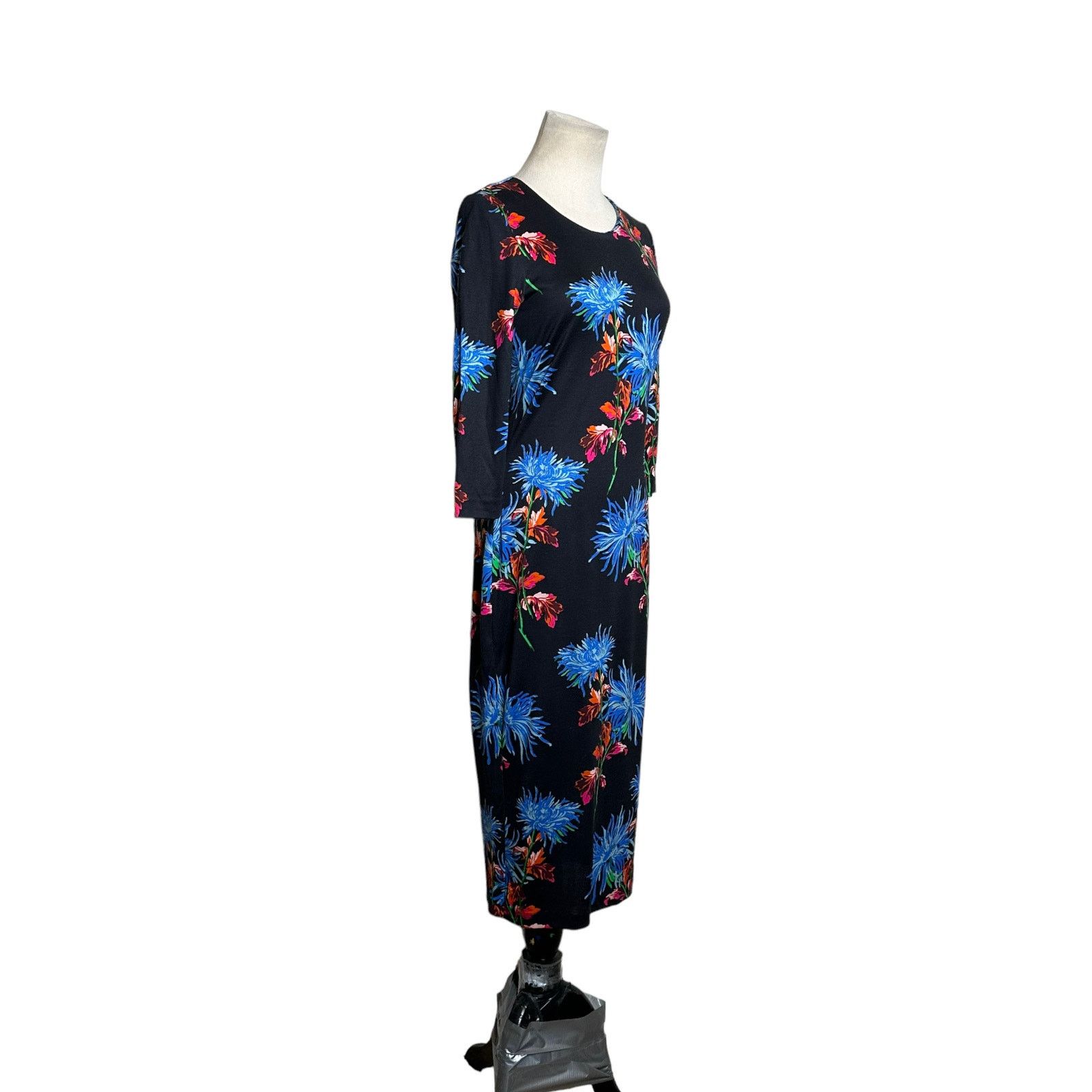 Diane von Furstenberg Diane Von Furstenberg floral sheath midi silk dress size XS Size XS / US 0-2 / IT 36-38 - 10 Thumbnail