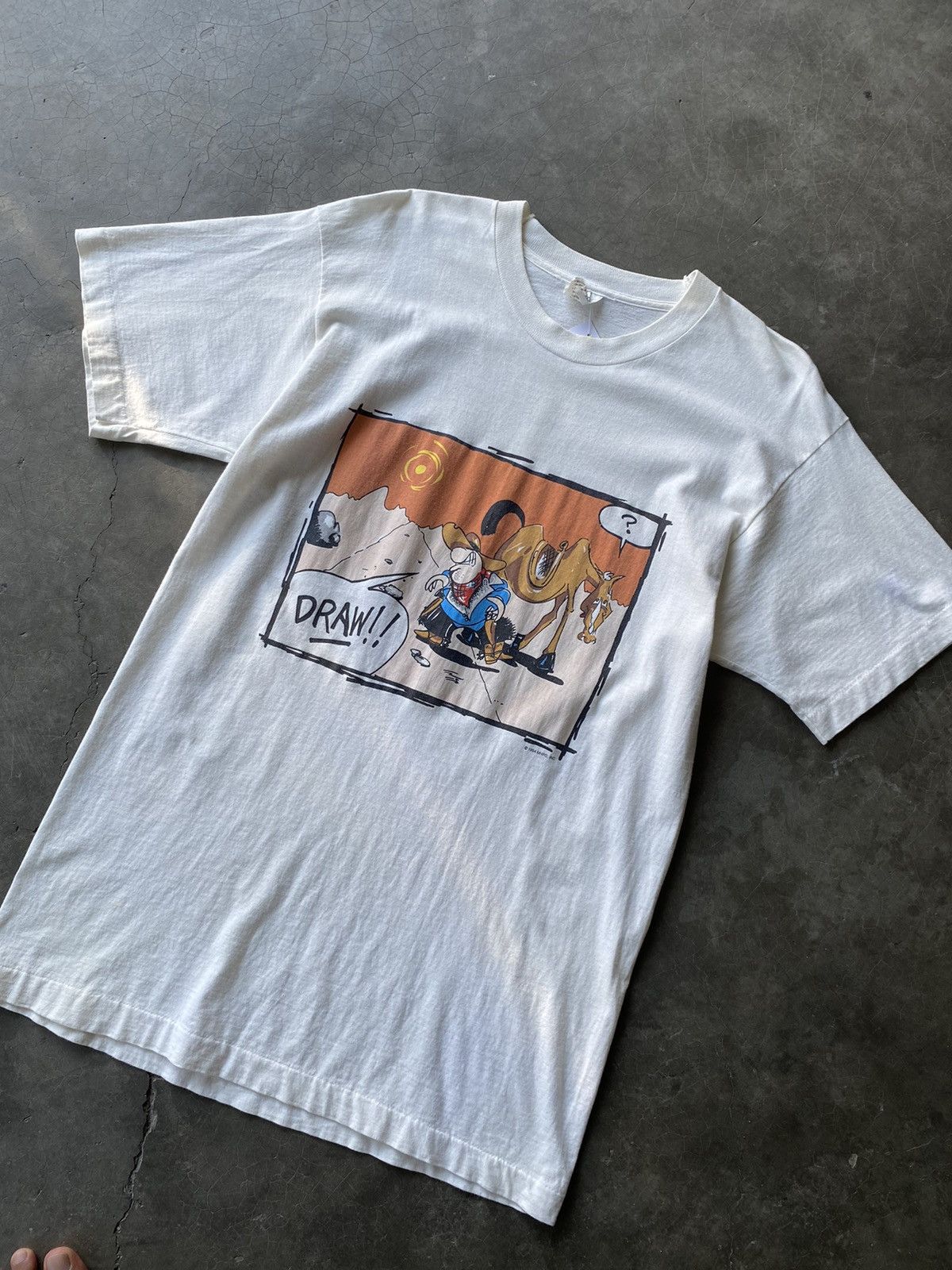 Vintage Vintage Art Tee Cowboy Size US L / EU 52-54 / 3 - 1 Thumbnail