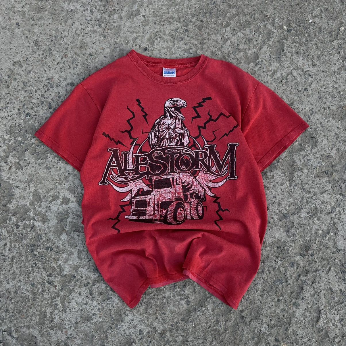 Band Tees × Japanese Brand Vintage Japanese Style Adult Alestorm T-shirts Band Rock Y2K Size US M / EU 48-50 / 2 - 1 Thumbnail