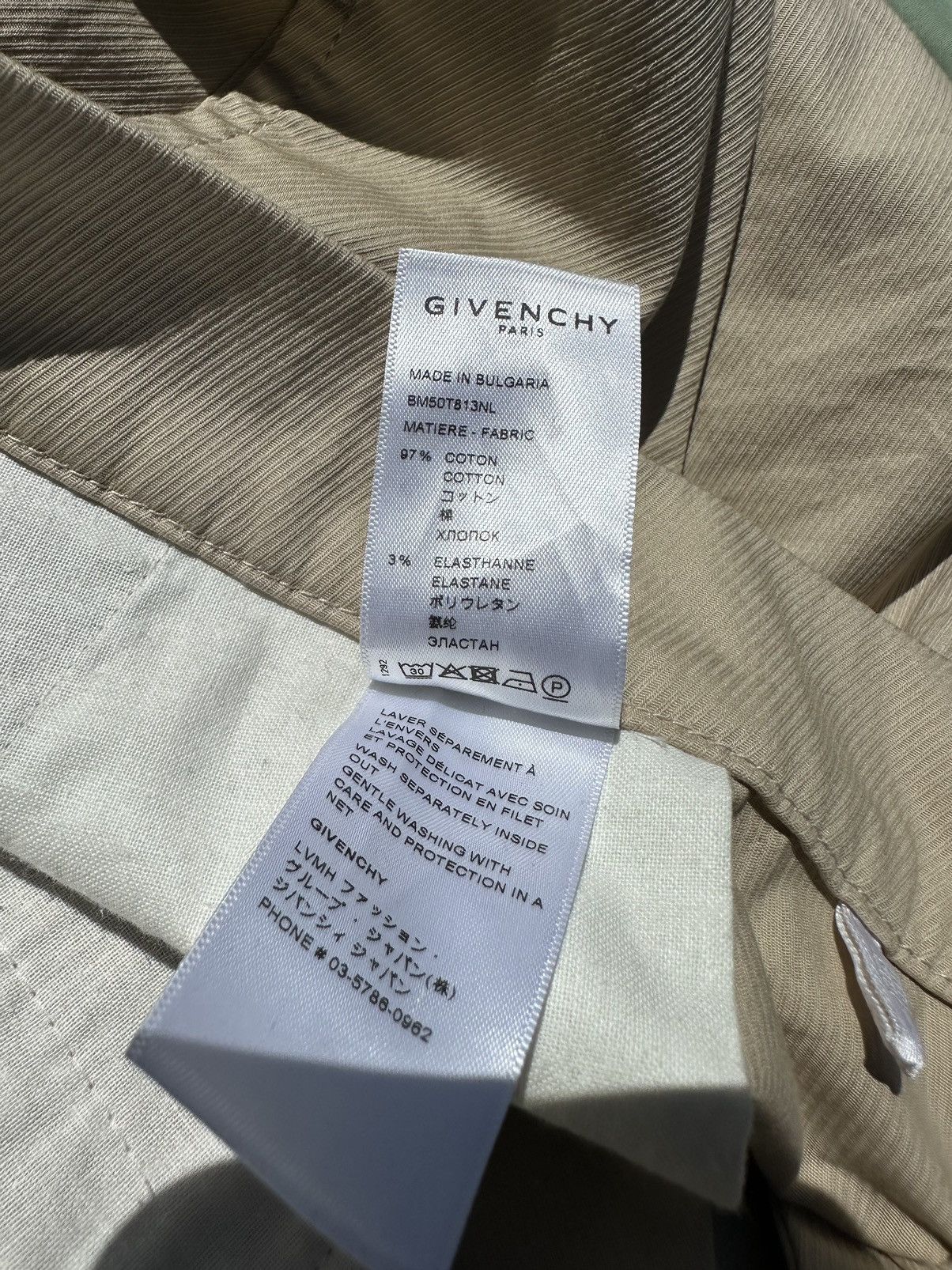 Givenchy Givenchy Rtw Spring 21 Look 38 zip pants sz56 aircut Size US 37 - 12 Thumbnail