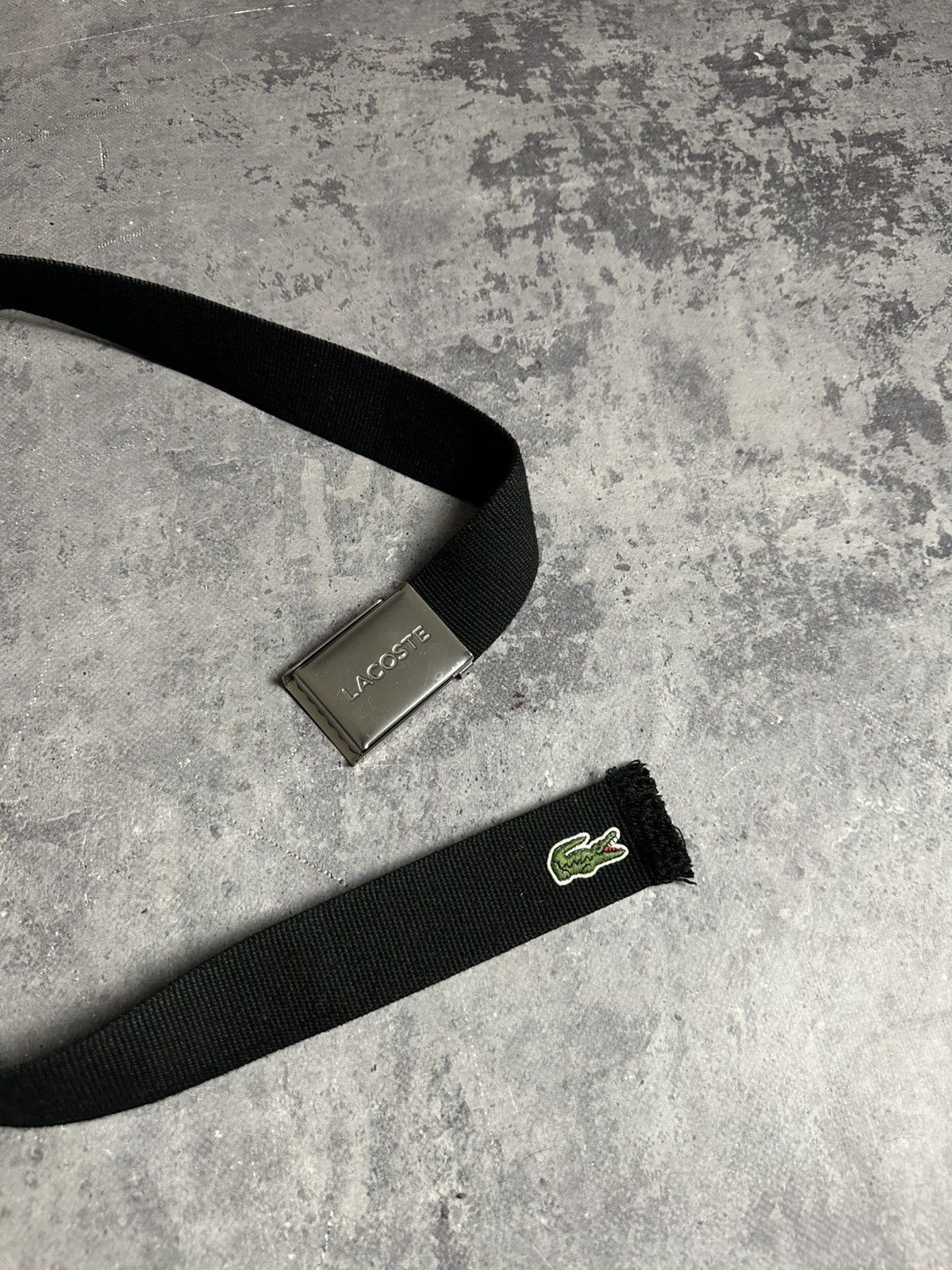 Lacoste Lacoste Navy Black Webbing Canvas Belt - Adjustable Size ONE SIZE - 2 Thumbnail