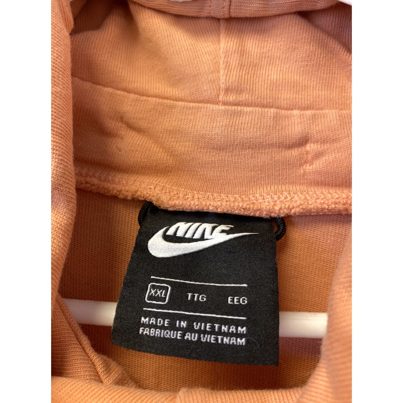 Nike Nike Sweater Hoodie Womens XXL Orange Pullover Knit Cotton Blend Hooded Sweatshirt Pockets All Seasons Casual Fall Winter Sweatshirt 2XL Women Size XXL / US 16-18 / IT 52-54 - 5 Thumbnail