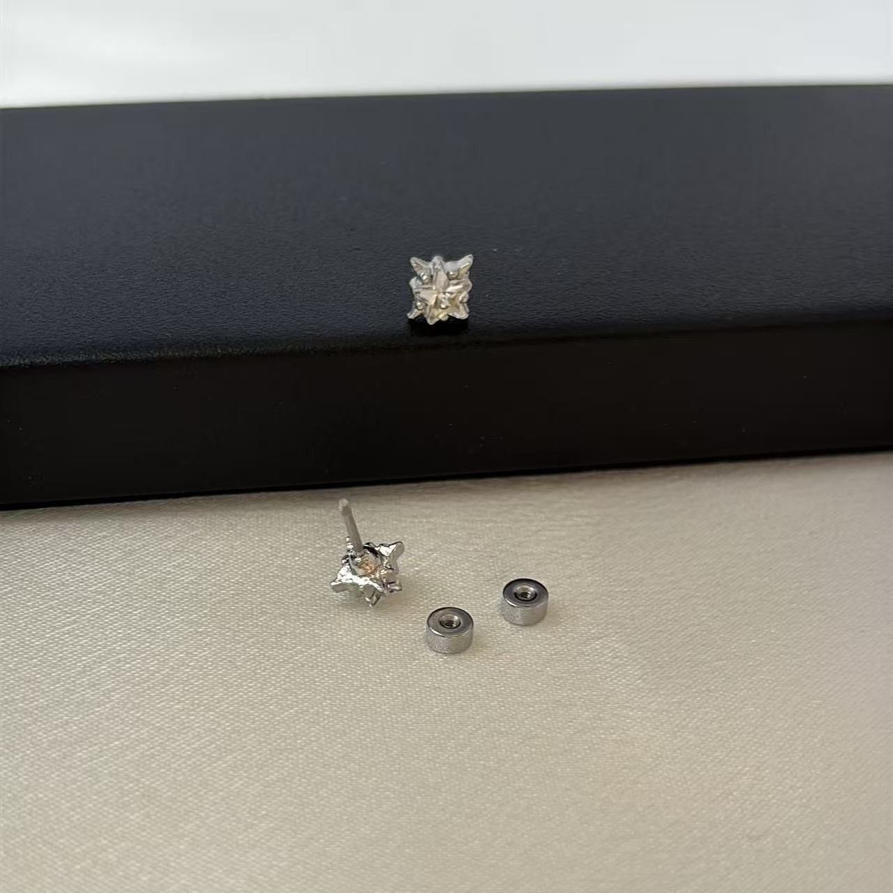 Other 7mm Small Mini Star Stud Earrings for Men Women Size ONE SIZE - 3 Thumbnail