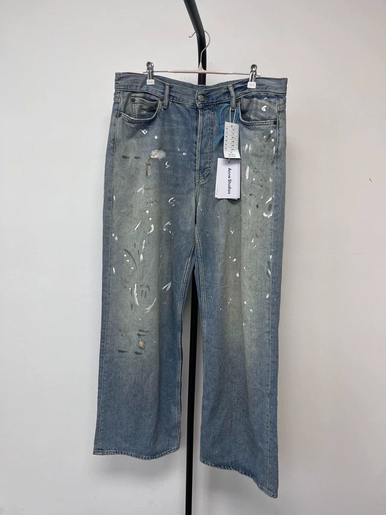 acne studios Heavy industry loose and non-elastic jeans