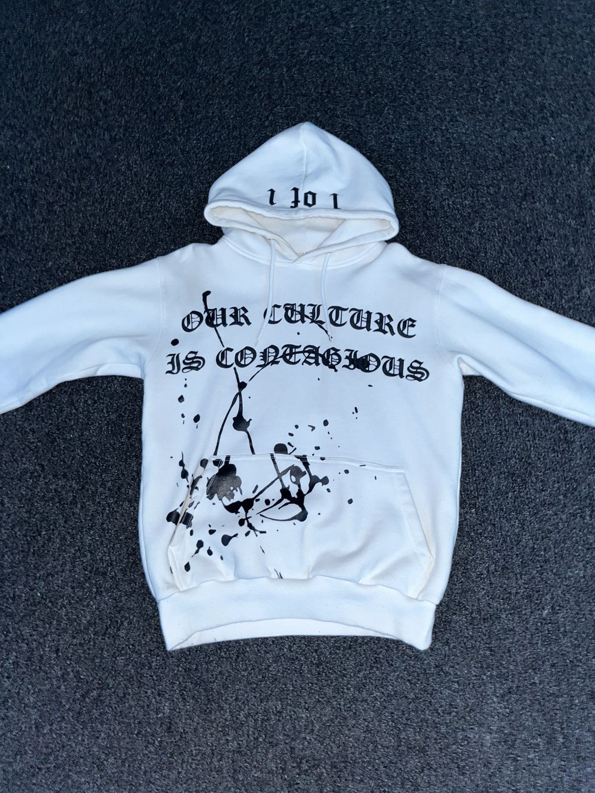 Other White Red & Black "Our Culture Is Contagious" hoodie Size US S / EU 44-46 / 1 - 1 Thumbnail