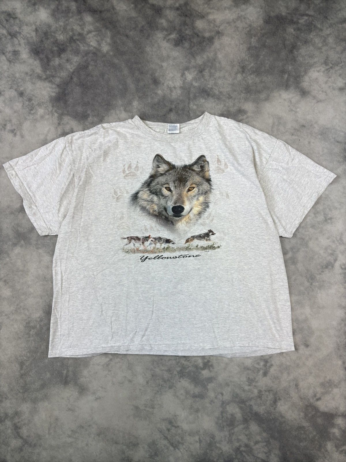 Vintage Vintage Wolf Nature T-Shirt Yellowstone Park 90s spirit y2k Size US XL / EU 56 / 4 - 1 Thumbnail