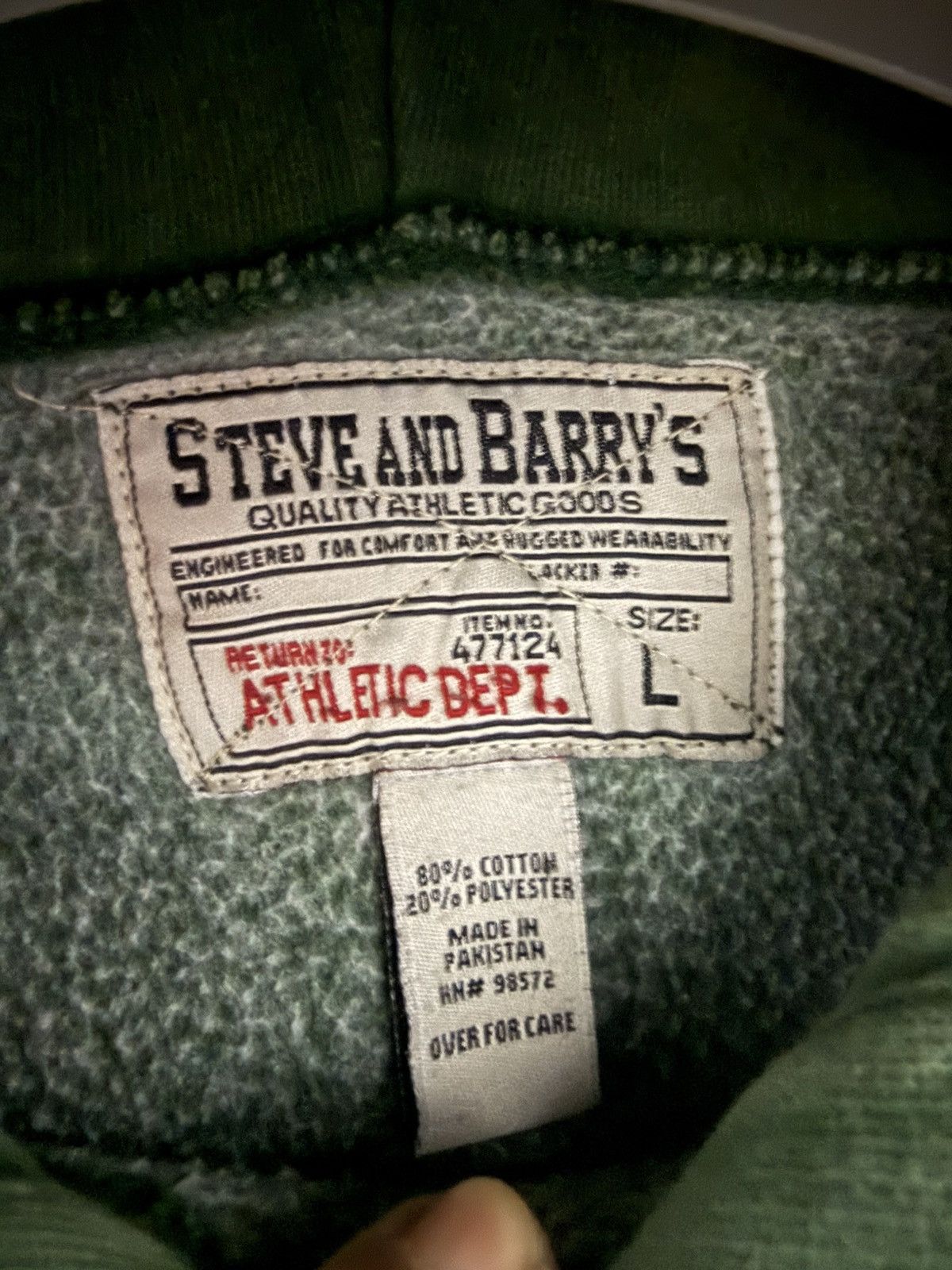 Steve And Barrys 🔥 Vtg Y2K Steve & Barrys MICHIGAN COLLEGE LOGO HOODIES - L Size US L / EU 52-54 / 3 - 8 Thumbnail