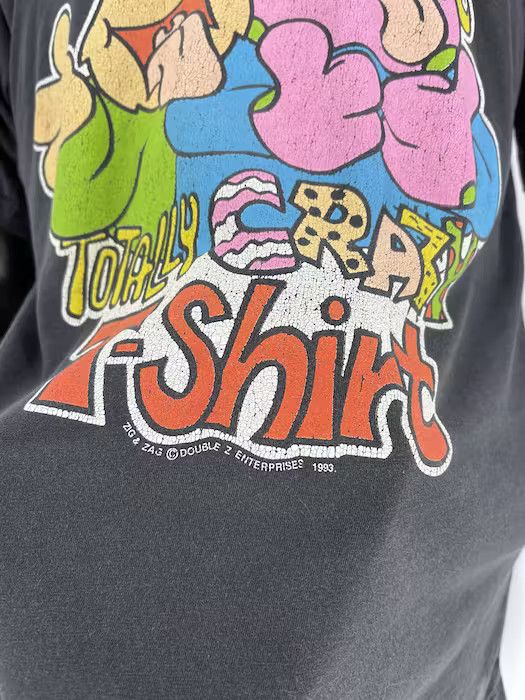 Vintage Vintage 1993 Zig And Zag Totally Crazy T-Shirt Size US L / EU 52-54 / 3 - 7 Thumbnail