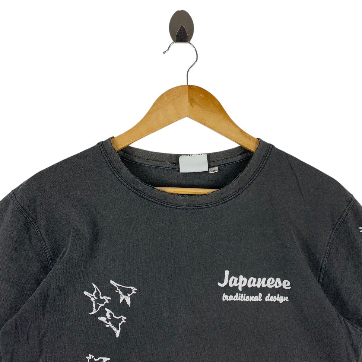 Other Vintage Bakuran JapaneseTraditional Design Wave & Plover Tee Size US M / EU 48-50 / 2 - 2 Thumbnail