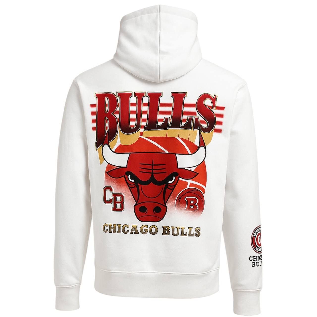 NBA CHICAGO BULLS NBA OVERPRINTED RETRO HOODIE SIZE S MENS Size US S / EU 44-46 / 1 - 1 Thumbnail