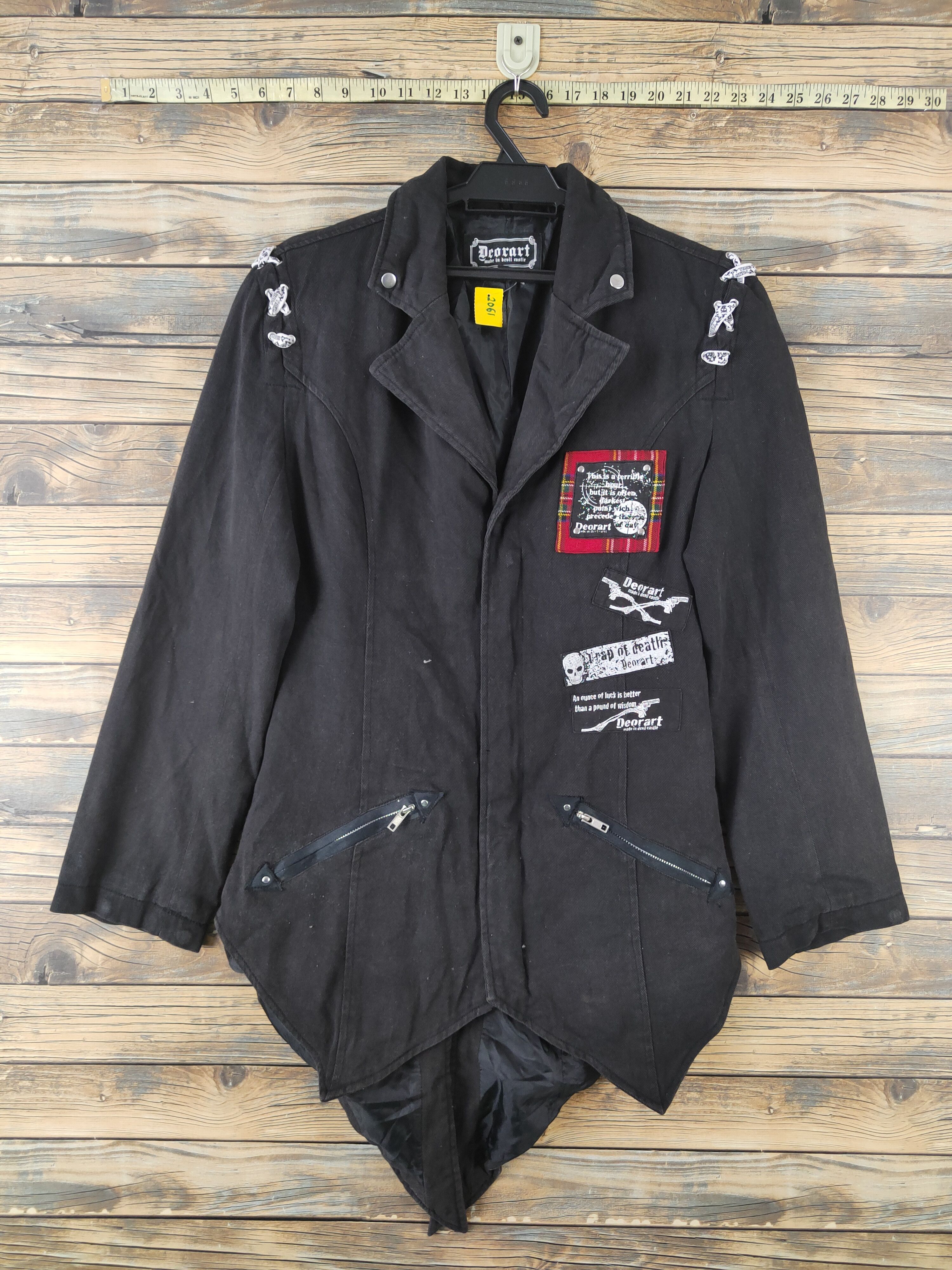 Japanese Brand × Seditionaries DL Deorart made in devil castle punk Black Jackets #2061 Size M / US 6-8 / IT 42-44 - 1 Thumbnail