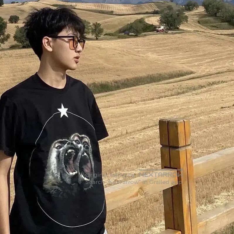 Givenchy Givenchy Blue Cotton Short Sleeve T-Shirt . Size XS / US 0-2 / IT 36-38 - 8 Thumbnail