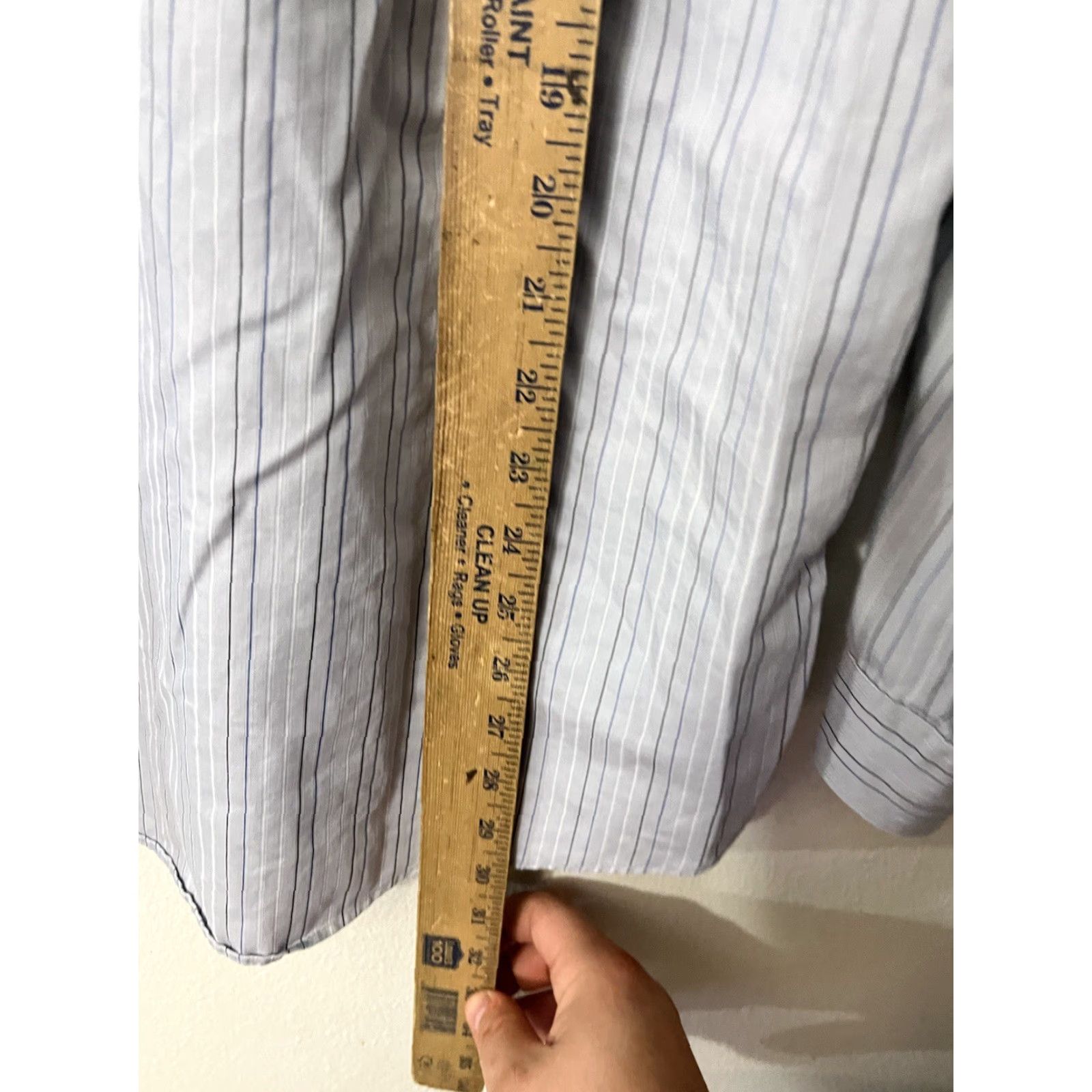 Kenneth Cole VINTAGE Kenneth Cole Shirt Mens 16 Blue Striped Non Iron Slim Fit Button-Up Shirt Mens 16 Blue Striped Non Iron Slim Fit Button-Up Size US L / EU 52-54 / 3 - 4 Thumbnail