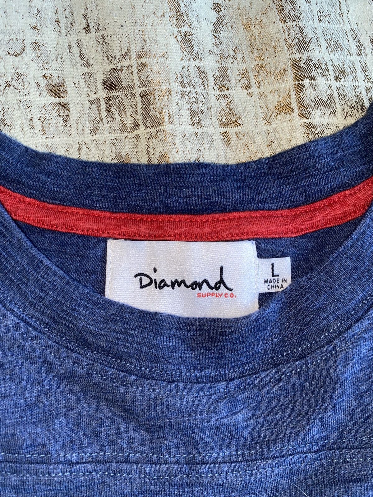 Diamond Supply Co. Dark Blue Diamond Supply Co. Long Sleeve Lowercase D Size US L / EU 52-54 / 3 - 6 Thumbnail