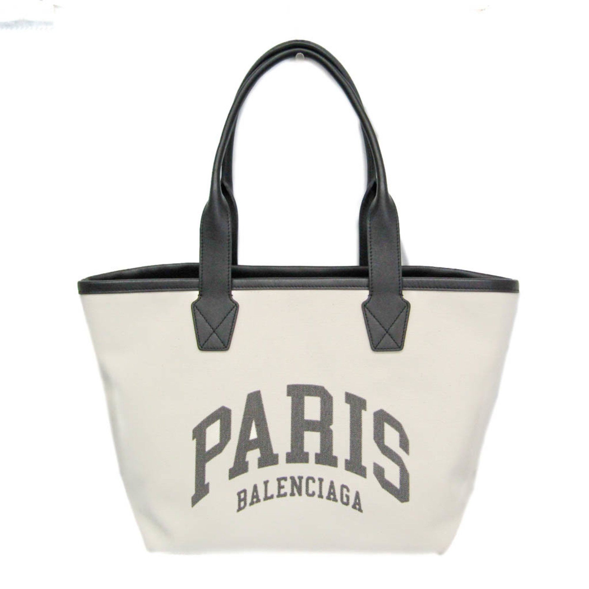Balenciaga Balenciaga Jumbo Small 692068 Women,Men Canvas,Leather Tote Bag Black,Off-white Size ONE SIZE - 1 Thumbnail
