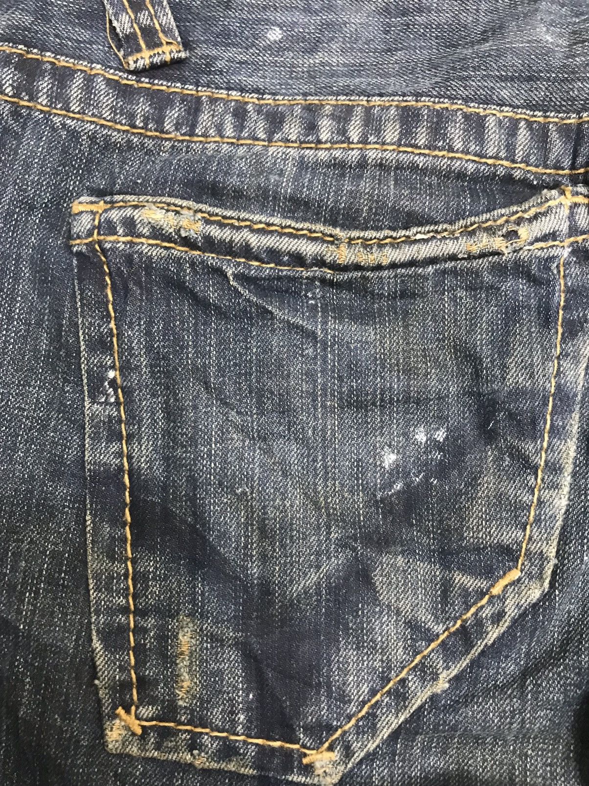 Seditionaries 💥90s Style💥Stitch Rusty Wash Distressed Denim F126 Size US 31 - 16 Thumbnail