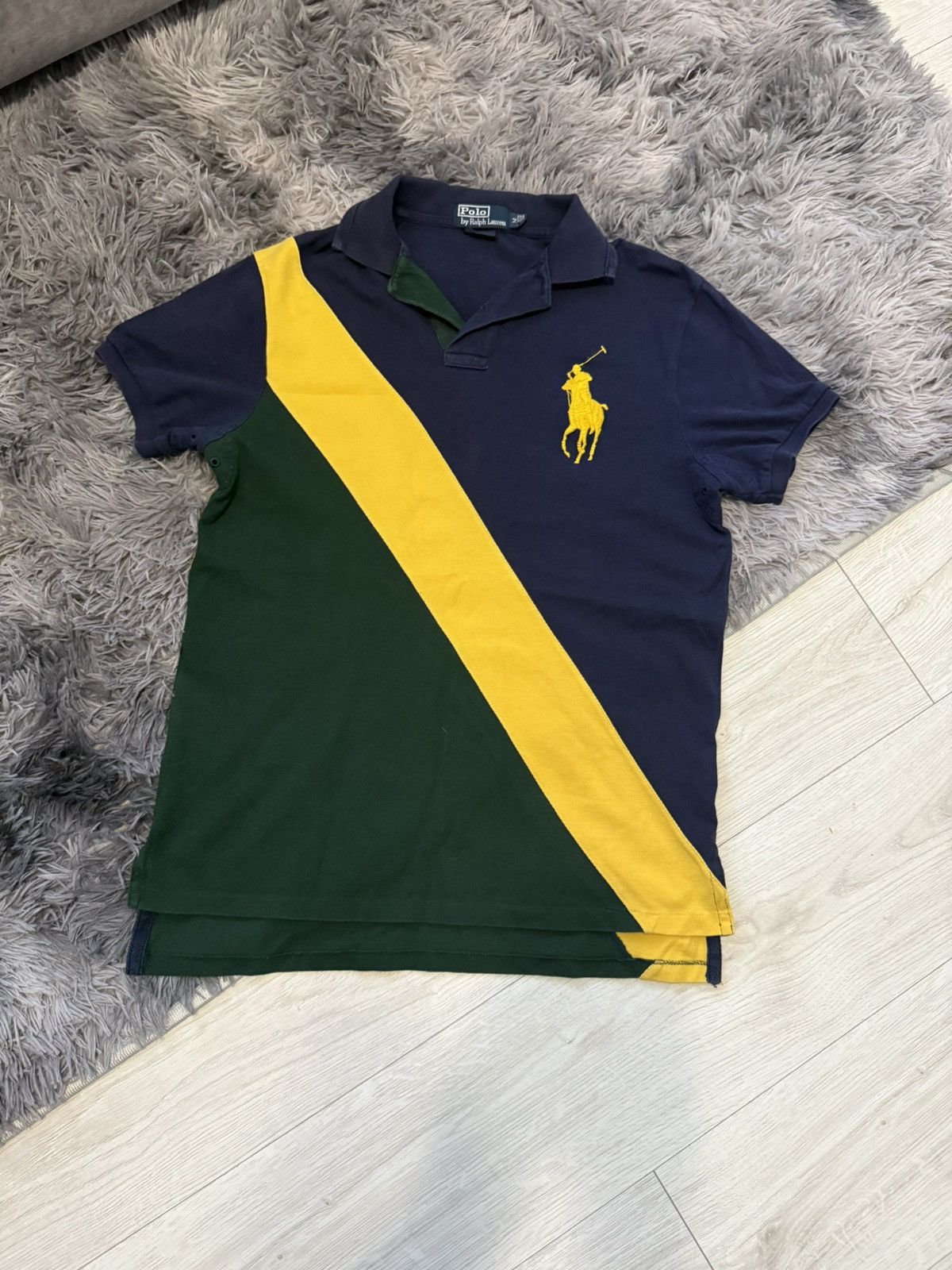 Polo Ralph Lauren Vintage Polo Ralph Lauren Big Pony Polo Tshirt Size US M / EU 48-50 / 2 - 1 Thumbnail