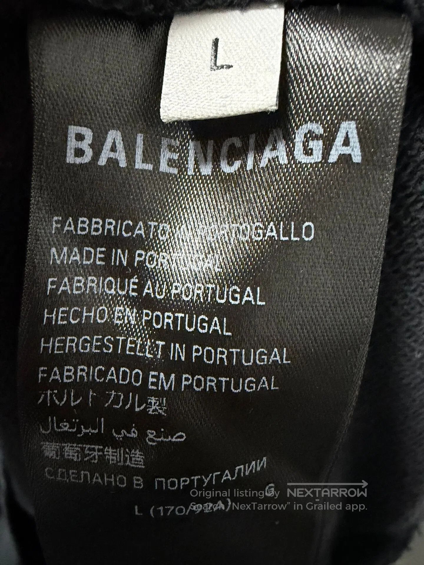 Balenciaga balenciaga distressed logo sweatshirt uni large. Size US L / EU 52-54 / 3 - 4 Thumbnail