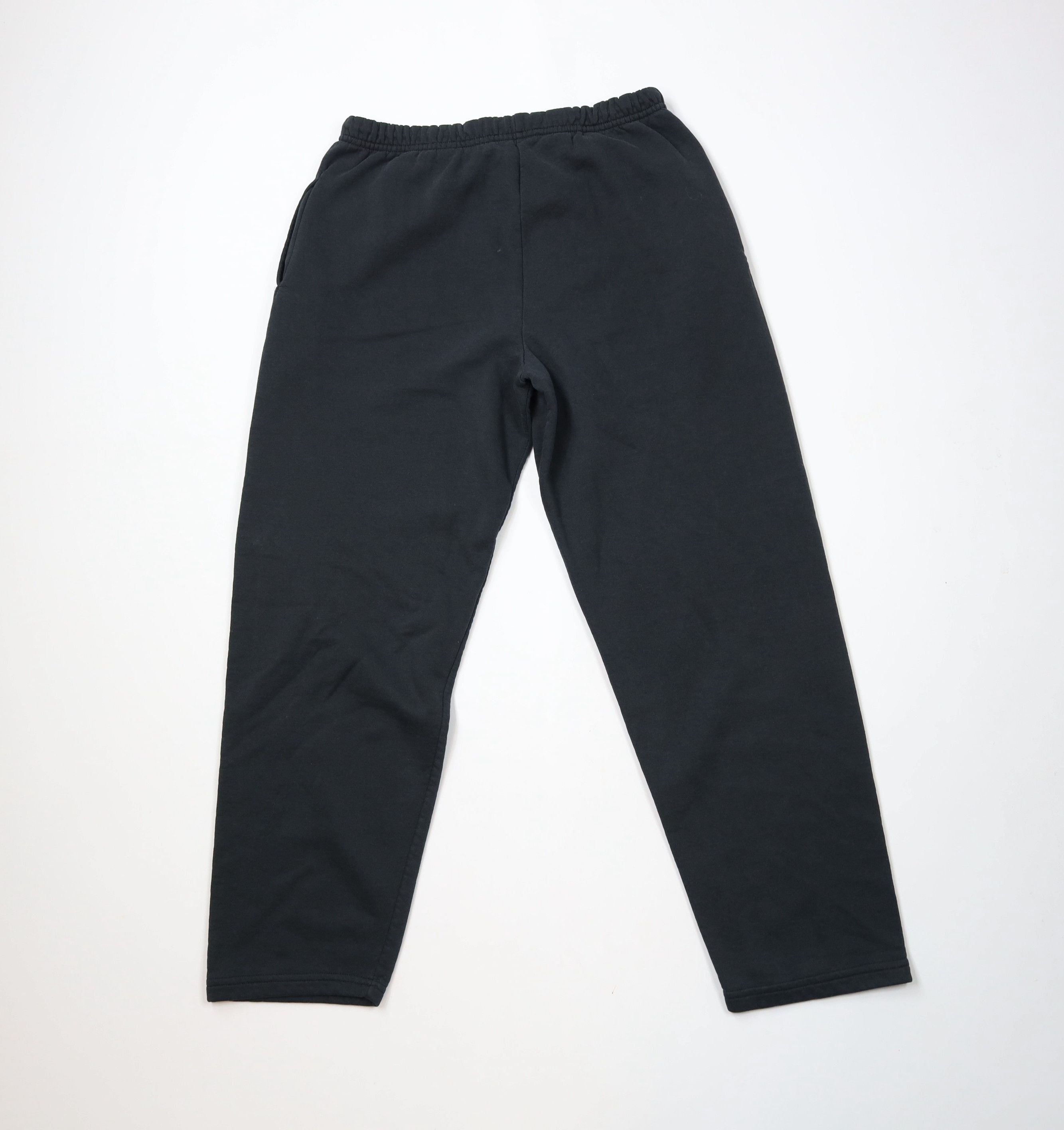 Vintage Vintage 90s Streetwear Blank Sweatpants Pants Black Size US 34 / EU 50 - 10 Thumbnail