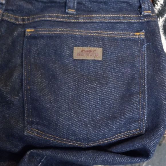 Wrangler Wrangler 32 x 28 Jeans Mens Rugged Wear Blue Denim Straight Size US 32 / EU 48 - 7 Thumbnail