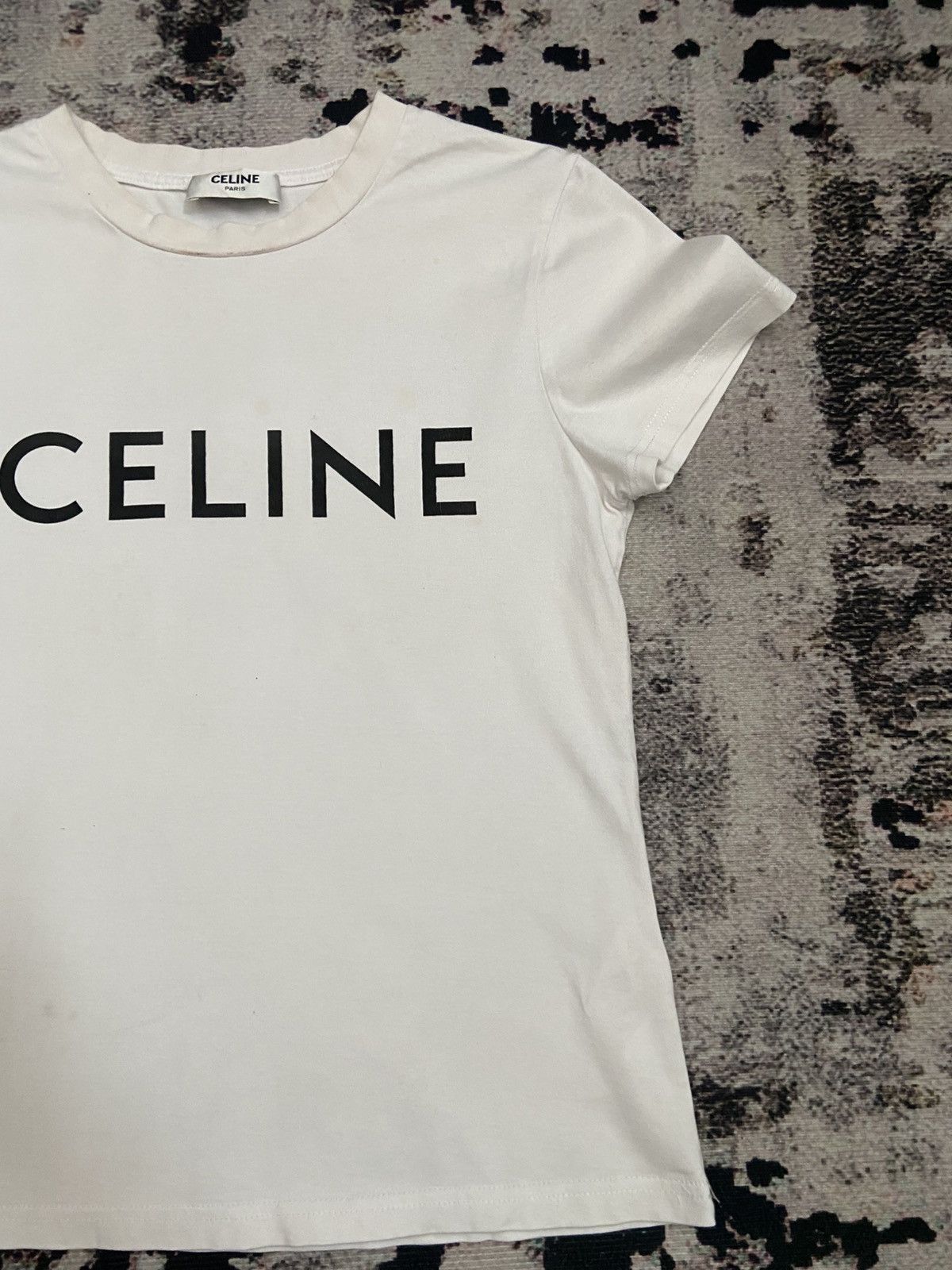 Celine Celine Paris Logo Tee Size S / US 4 / IT 40 - 10 Thumbnail