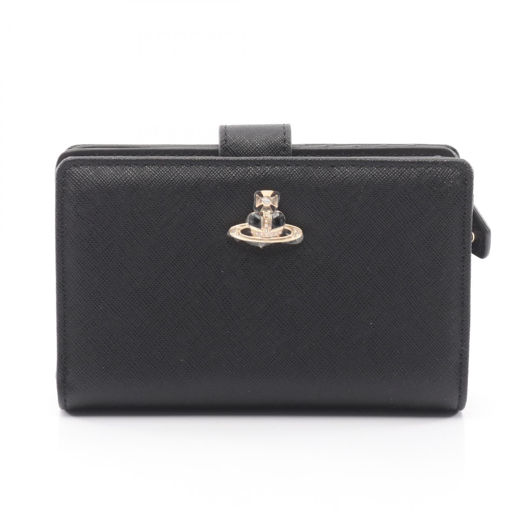Vivienne Westwood Vivienne Westwood Vivienne Westwood ZIP CARD WALLET SAFFIANO bifold wallet Leather Short Wallet 51080028L0040N401 DUTY FREE for USA Size ONE SIZE - 1 Thumbnail