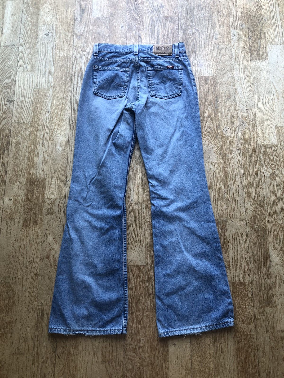 Mustang MUSTANG DENIM BELL BOTTOM VINTAGE JEANS PANTS Size US 28 / EU 44 - 2 Thumbnail