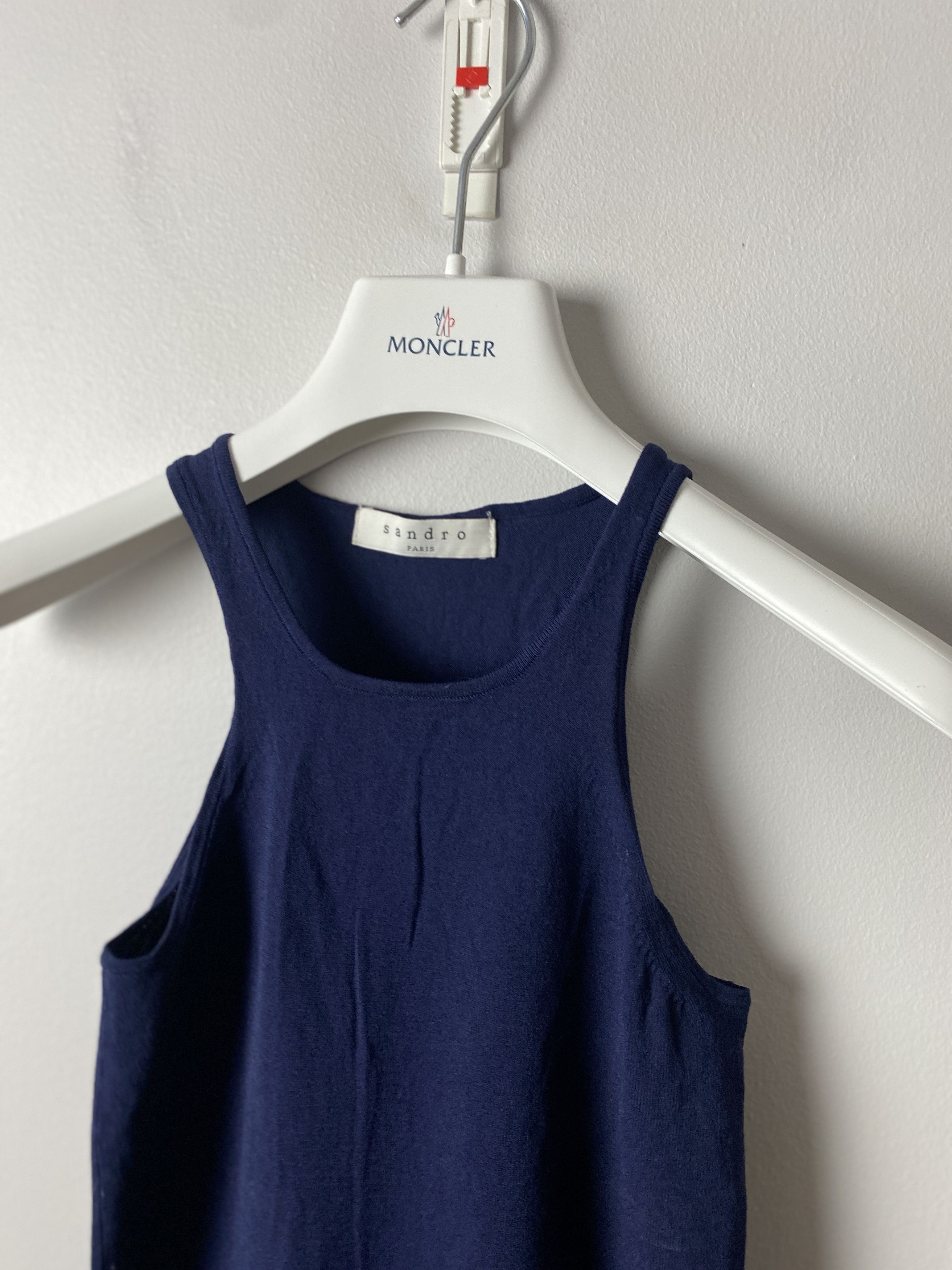 Sandro Sandro viscose tank top sleeveless t-shirt tee Size S / US 4 / IT 40 - 2 Thumbnail
