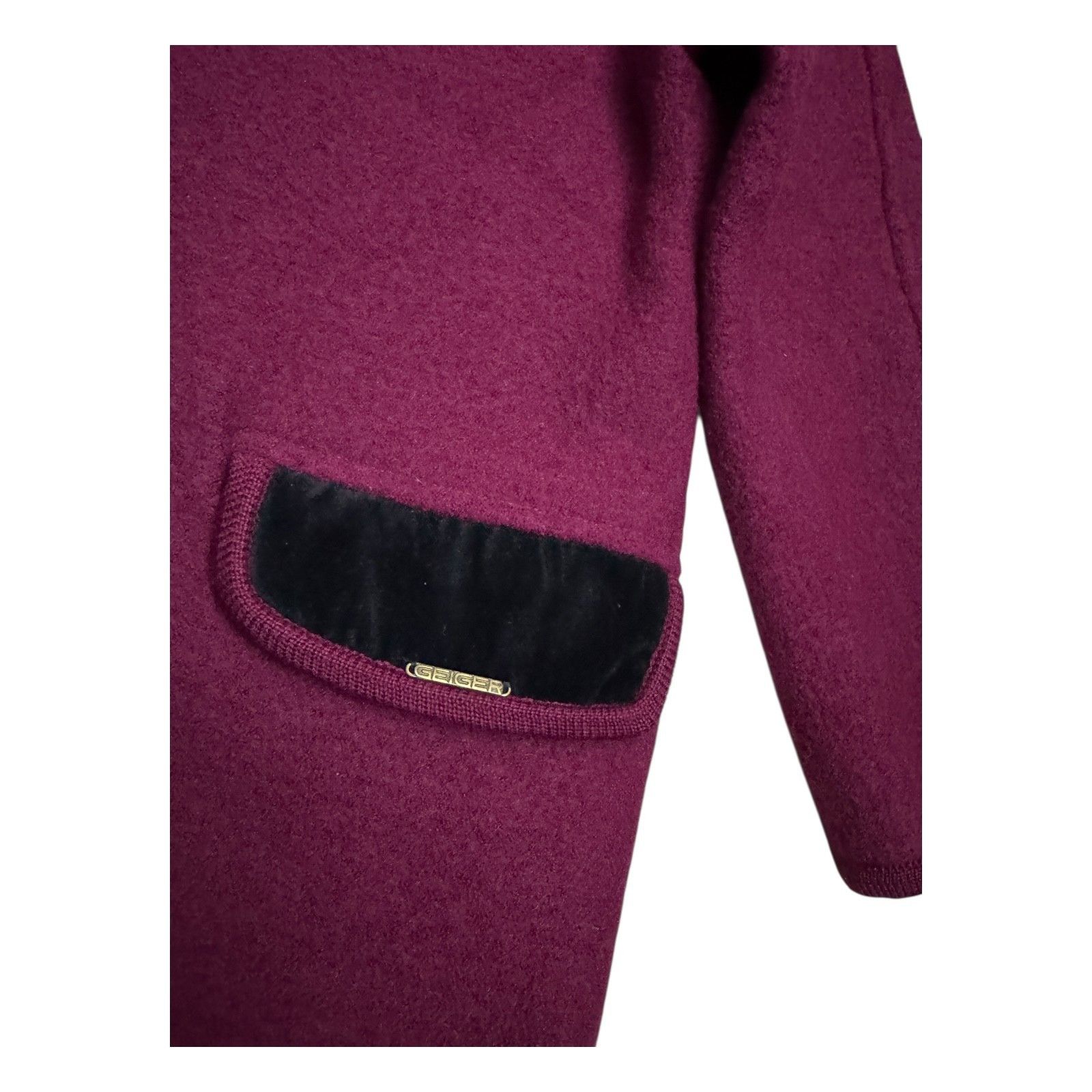 John Geiger GEIGER Wool Luxury Designer Business Winter Coat Medium Size M / US 6-8 / IT 42-44 - 6 Thumbnail