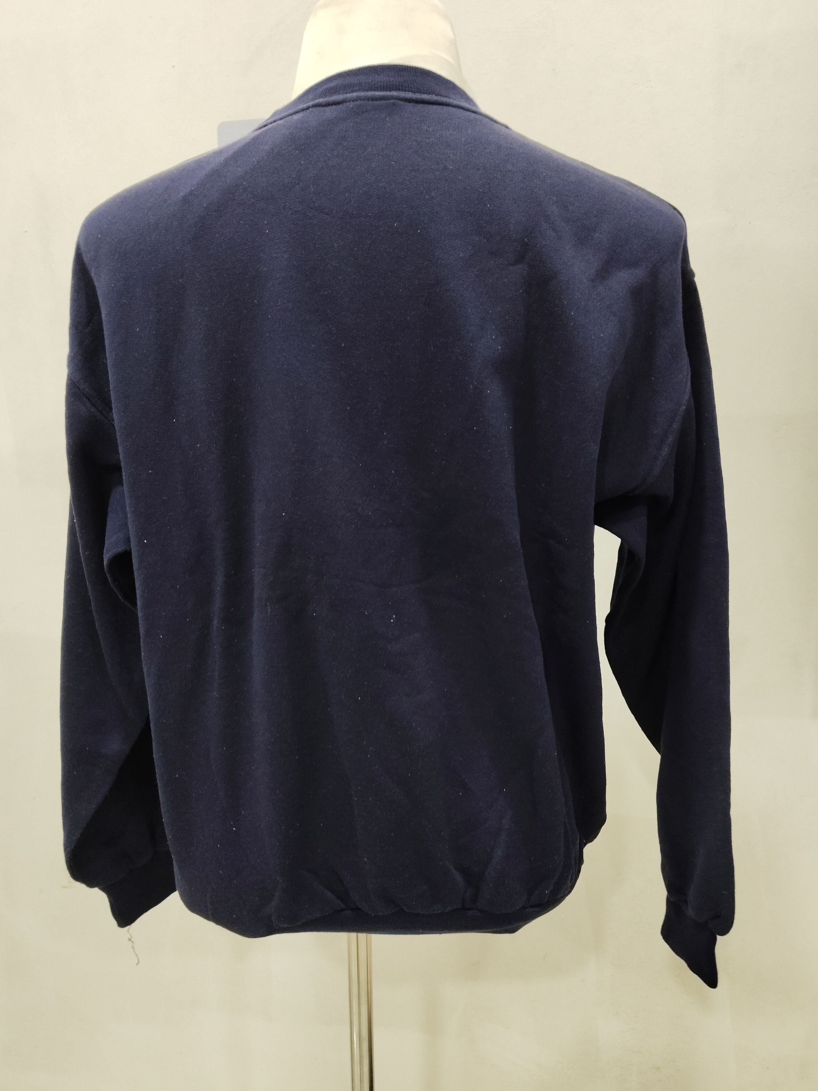 Trussardi × Vintage Vintage Trussardi Made in Italy big Logo Sweatshirt Size US L / EU 52-54 / 3 - 3 Thumbnail