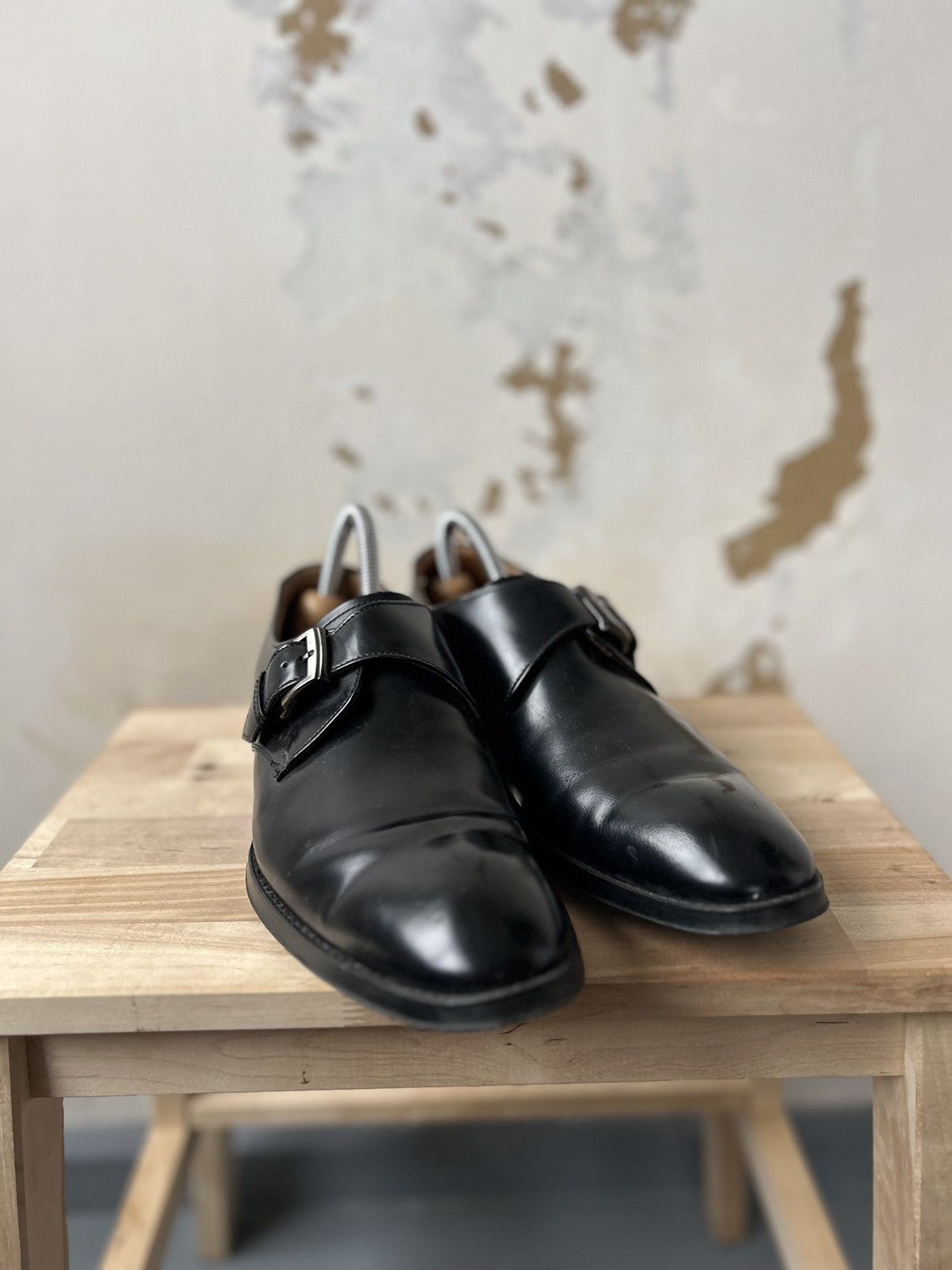 Japanese Brand × REGAL Brogues REGAL BLACK LEATHER SHOES Size US 6.5 / EU 39-40 - 3 Thumbnail
