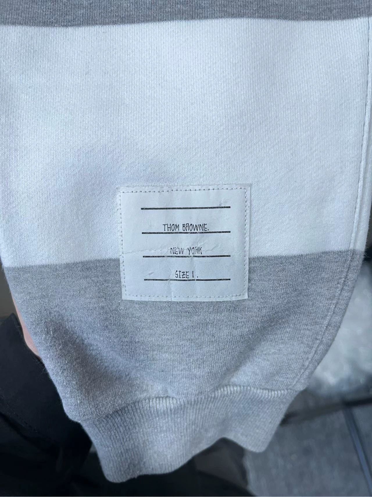 Thom Browne Thom Browne TB White Grey Stripe 4-Bar Trousers Size 1 Size US 29 - 5 Thumbnail