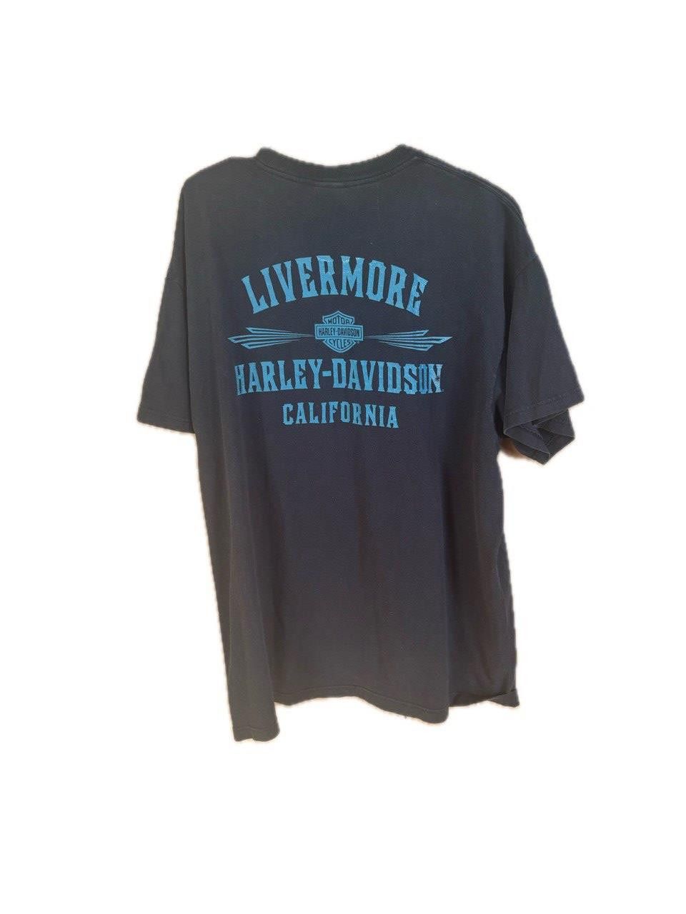Harley Davidson Harley Davidson Motor Cycles XL Black T Shirt Made in USA Size US XL / EU 56 / 4 - 4 Thumbnail