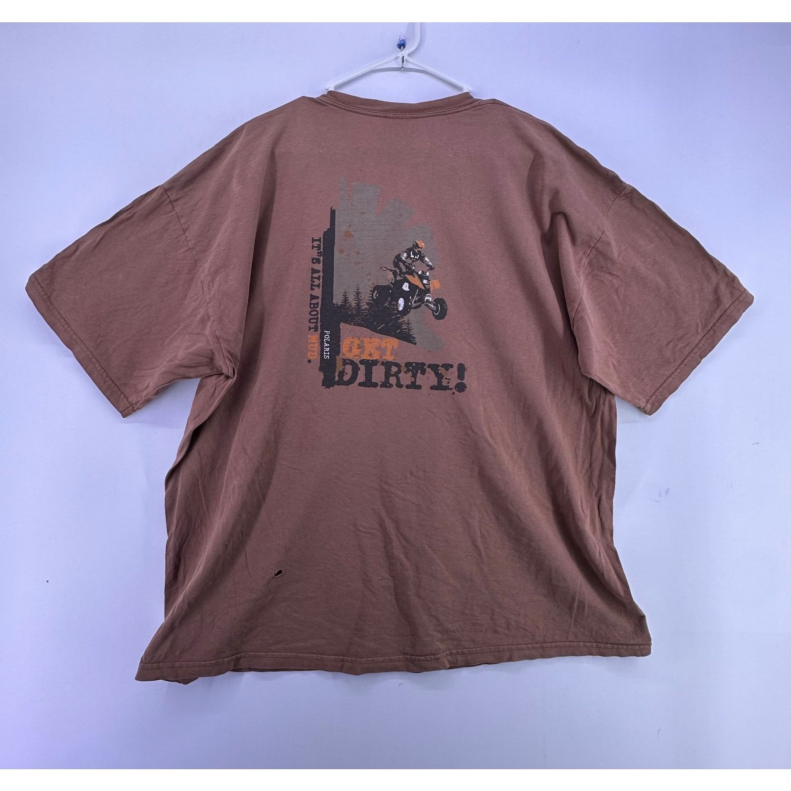 & Other Stories Polaris It’s All About Mud Get Dirty Brown Tshirt Size 2XL Size US XXL / EU 58 / 5 - 6 Thumbnail
