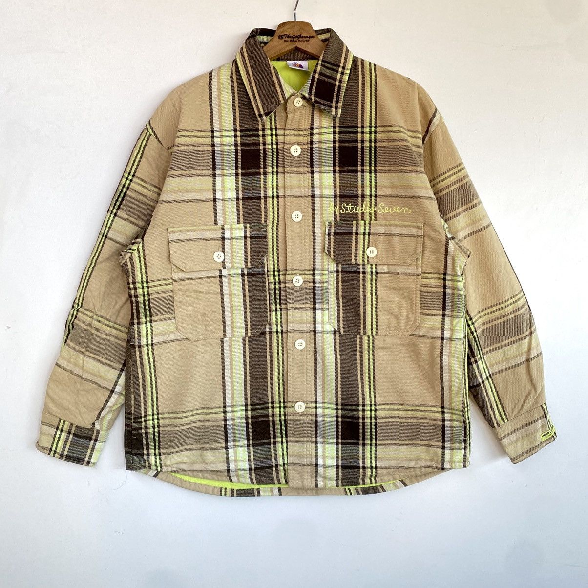 Japanese Brand × Studio Seven Honest College Studio Seven Exile/JsoulBrother Plaid Flannel Size US L / EU 52-54 / 3 - 1 Thumbnail