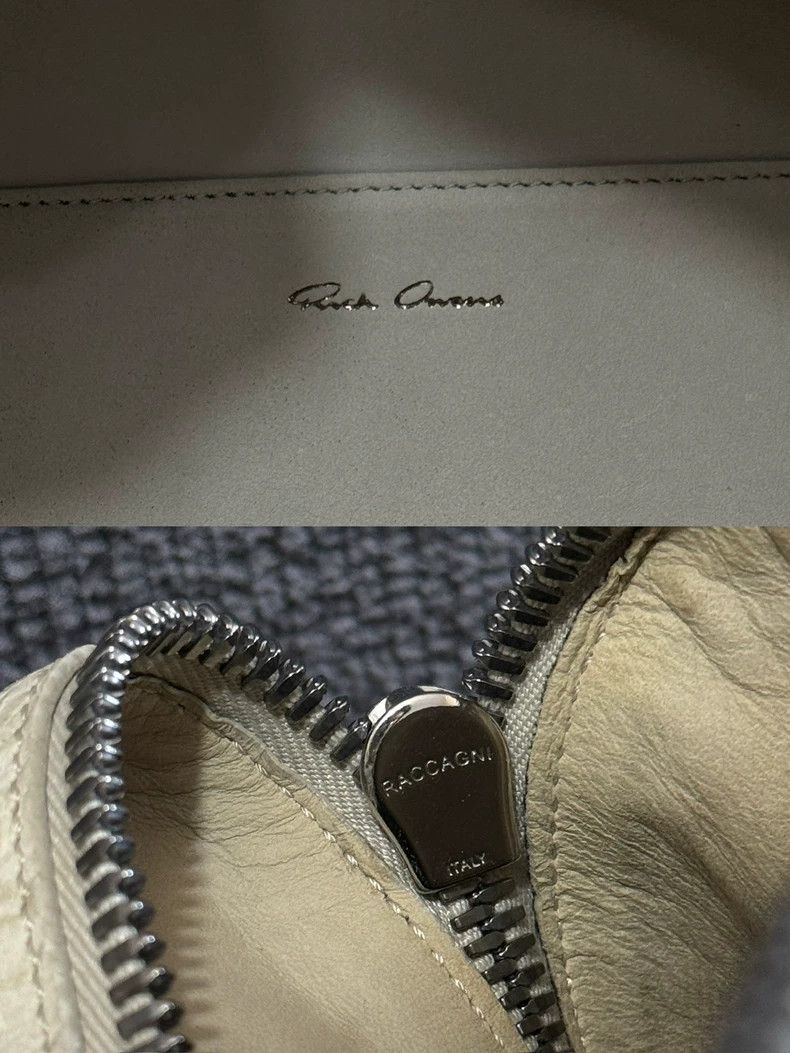 Rick Owens Rick Owens 17 SS mainline pure white embossed cowhide strap Size ONE SIZE - 9 Thumbnail