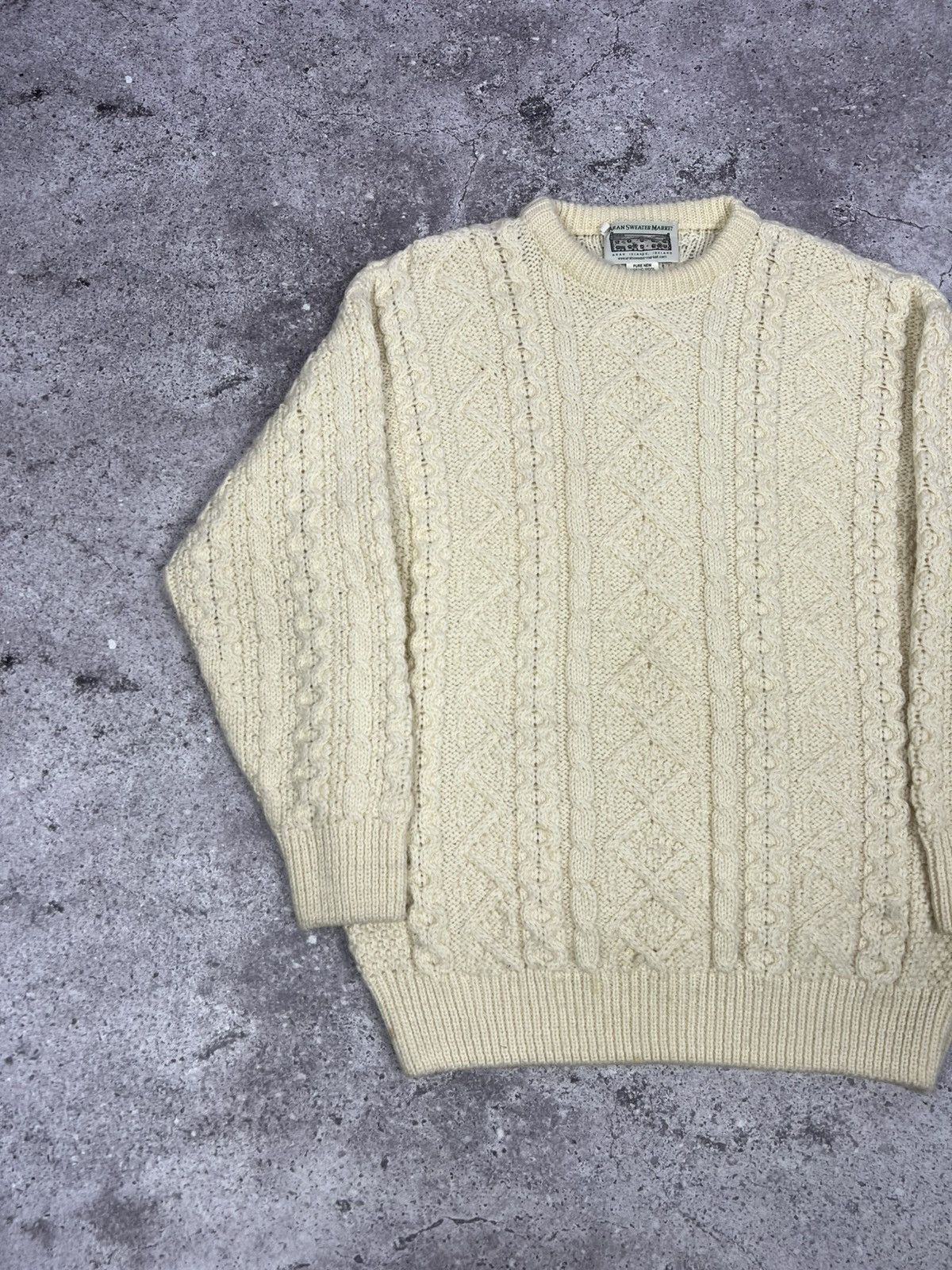 Aran Sweater Market Aran Sweater Market Women's Wool Knit Sweater Size M / US 6-8 / IT 42-44 - 2 Thumbnail