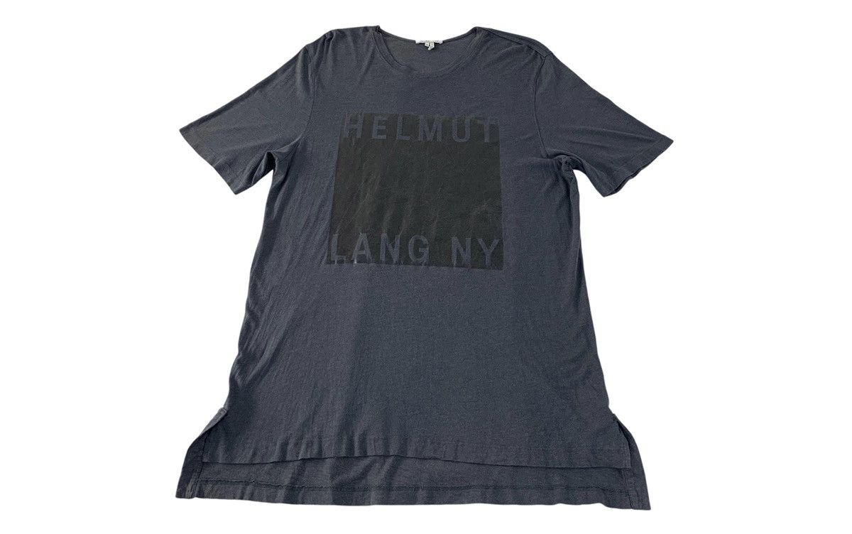 Helmut Lang Helmut Lang NY USA Big Logo Stretchable Unisex Tee Size XL / US 12-14 / IT 48-50 - 1 Thumbnail
