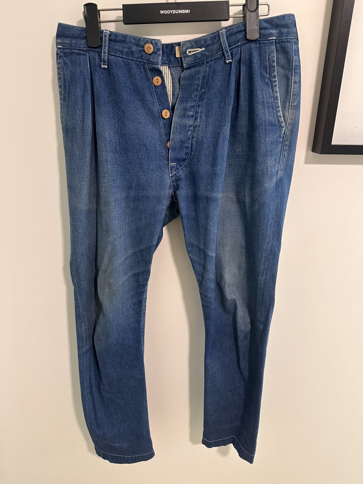 Japan Blue Jeans Pleated Denim