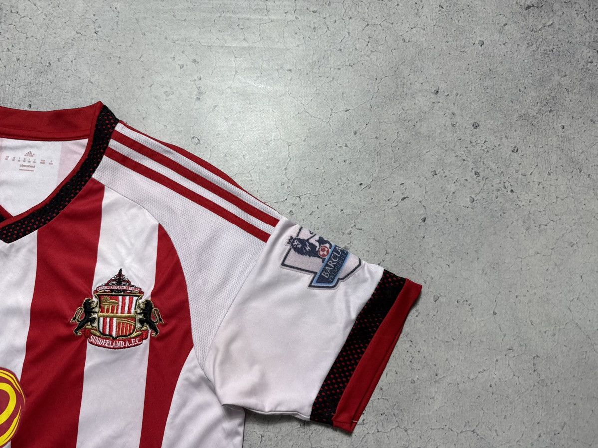 Adidas Adidas FC Sunderland 2015/2016 Vintage Soccer Jersey Size US M / EU 48-50 / 2 - 2 Thumbnail