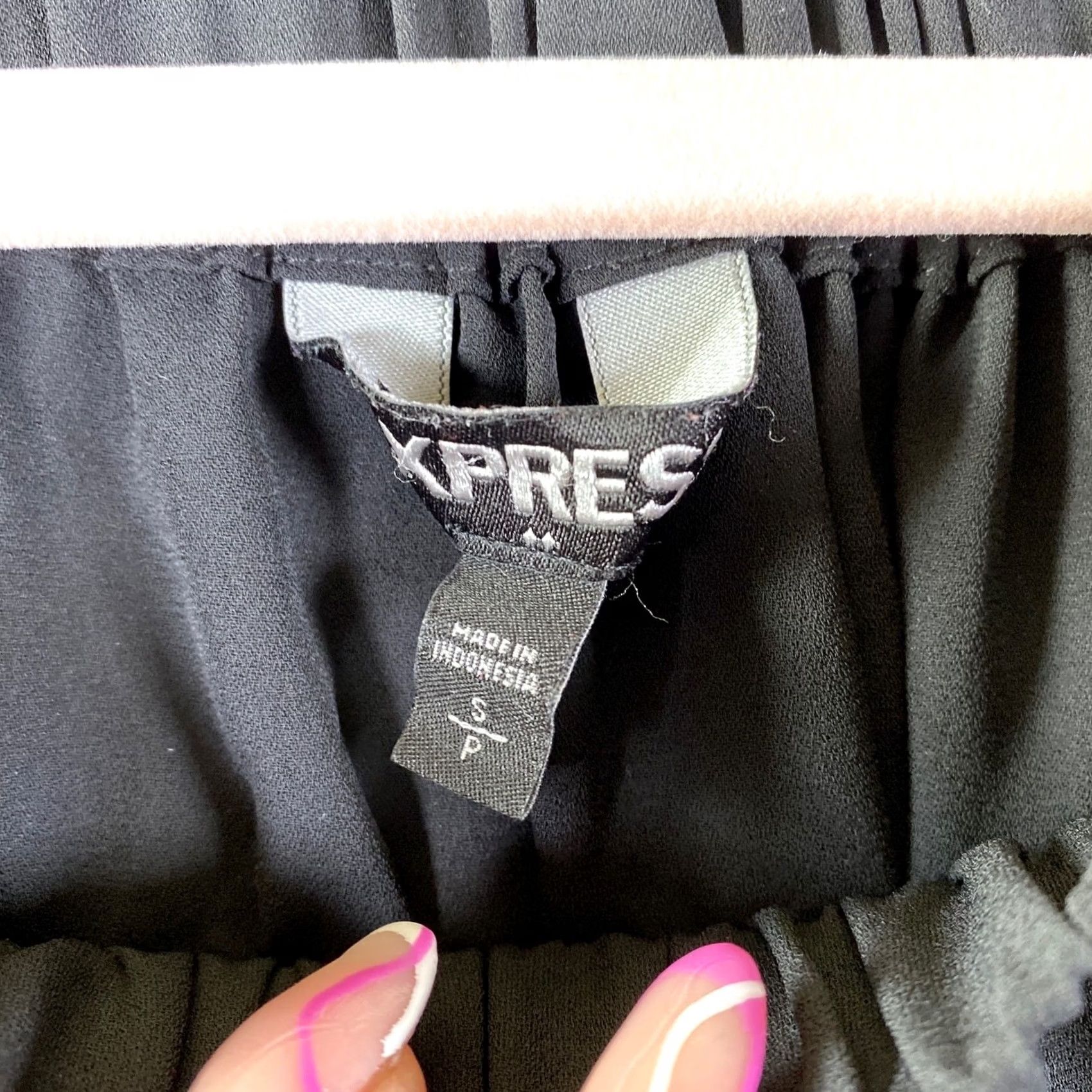 Express Express Blouse Gray Long Sleeve Boat Neck S Womens Size S / US 4 / IT 40 - 4 Thumbnail